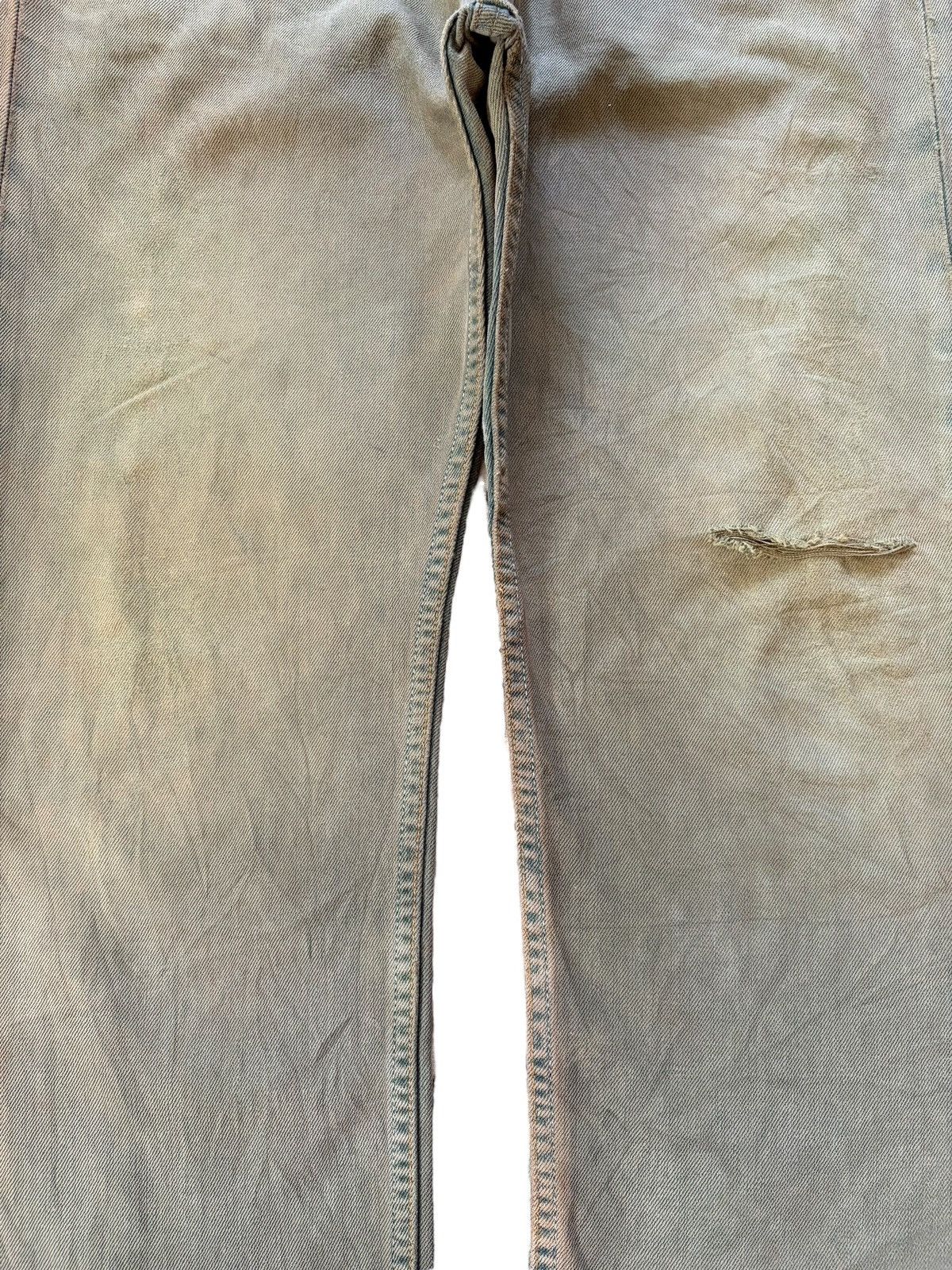 Levi's Vintage 90s Levis 501 Super Mud Wash Distress Loose Jeans Size US 32 / EU 48 - 3 Thumbnail