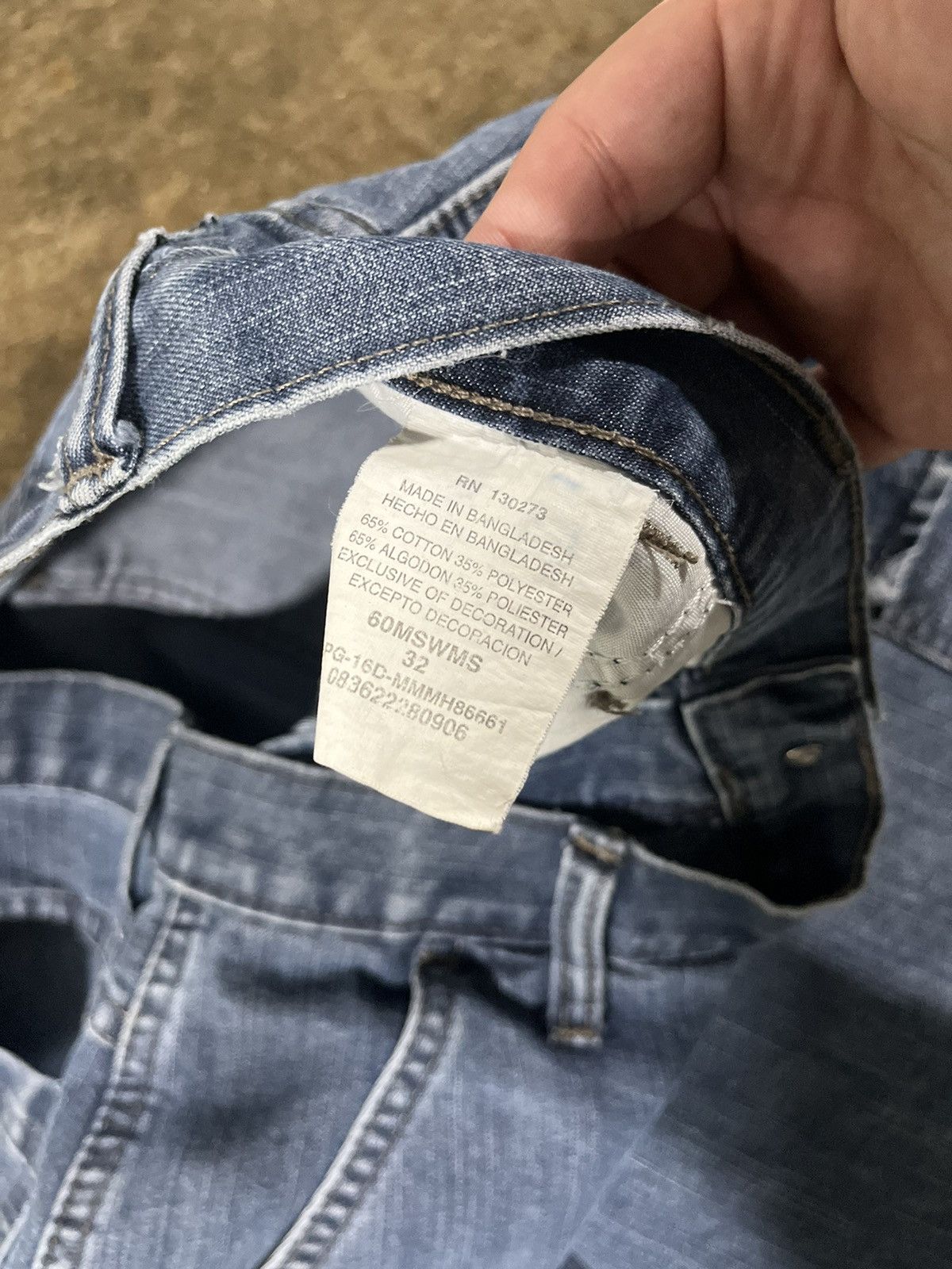 Carhartt × Vintage × Wrangler Crazy Y2K Wrangler Baggy Cargo Jorts Skater Grunge Shorts Size US 34 / EU 50 - 7 Thumbnail