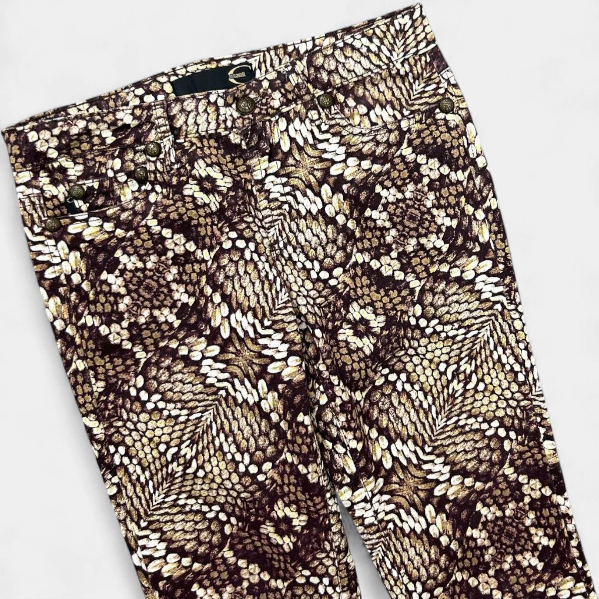 Just Cavalli Just Cavalli Geometric Print Pants Size 27" / US 4 / IT 40 - 2 Thumbnail
