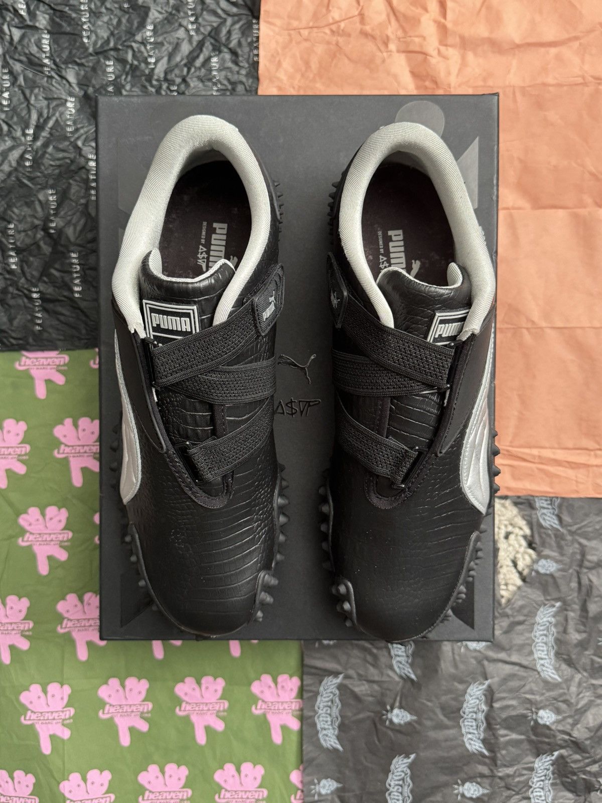 A$AP Rocky × Puma Puma A$AP Rocky x Mostro Black Croc Size US 10 / EU 43 - 2 Thumbnail