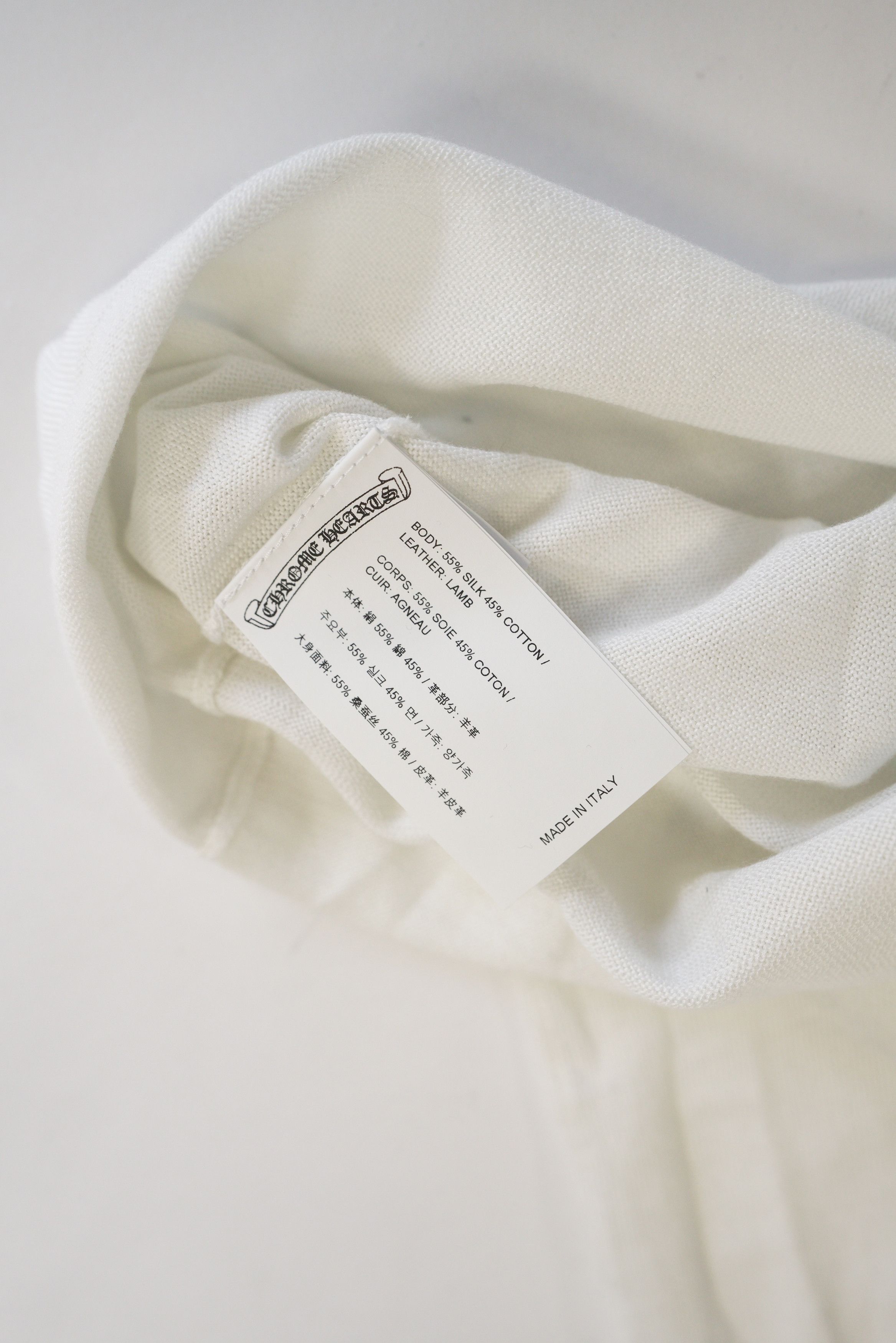 Chrome Hearts Chrome Hearts White Triple Cross Black Long Sleeve Tee Size US L / EU 52-54 / 3 - 7 Thumbnail