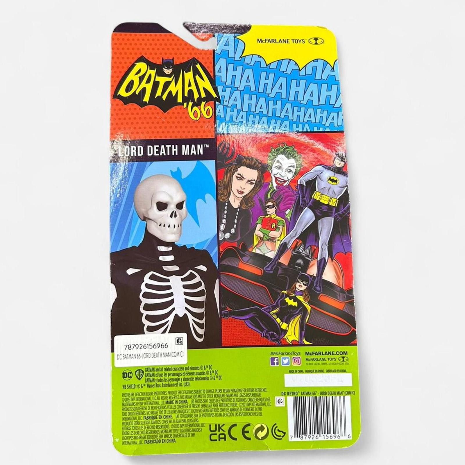 DC Comics Mcfarlane Batman ‘66 DC Lord Death Man Action Figure Size ONE SIZE - 2 Thumbnail