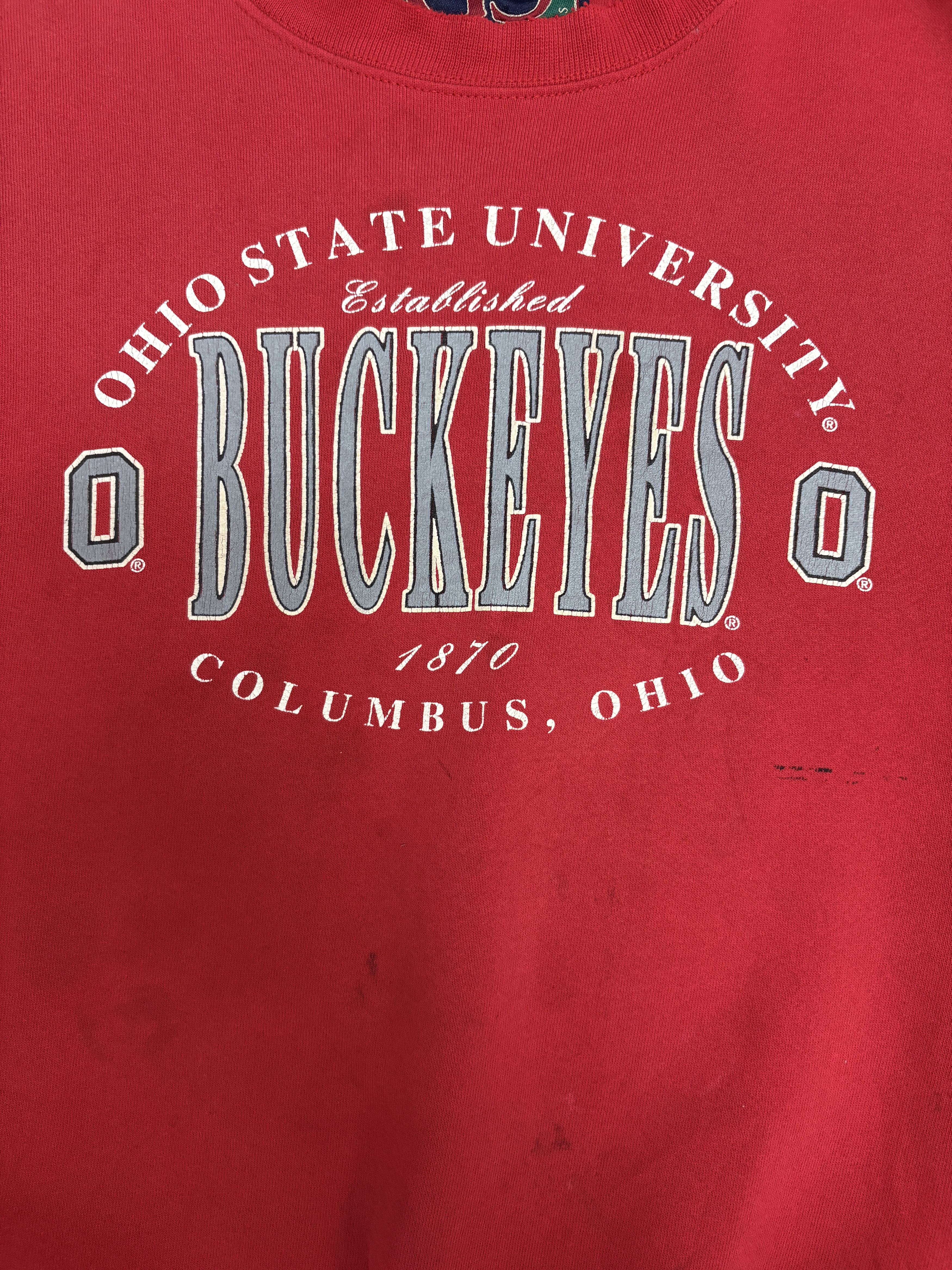 Vintage Ohio State Buckeyes Vintage Distressed Sweater Crewneck Size US XXL / EU 58 / 5 - 2 Thumbnail