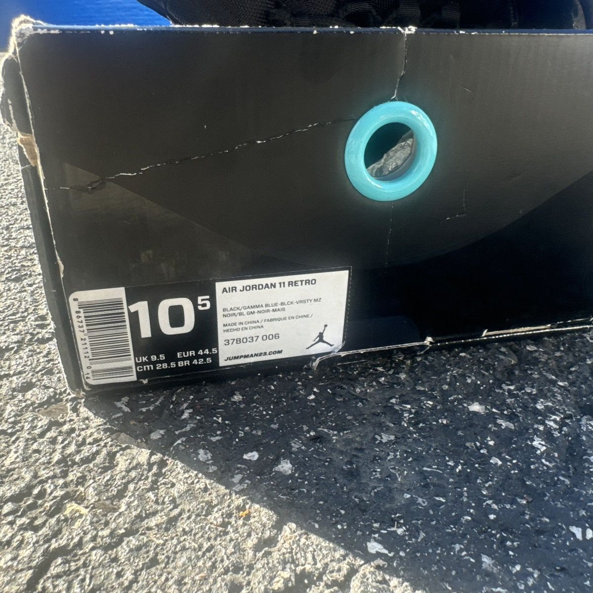 Jordan Brand Jordan 11 Retro Gamma Blue Size US 10.5 / EU 43-44 - 2 Thumbnail