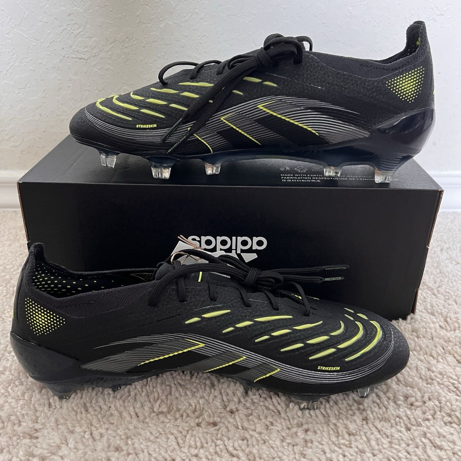 Adidas Adidas Predator Elite FG Electric Stealth Pack Cleats 7.5 Size US 7.5 / EU 40-41 - 2 Thumbnail