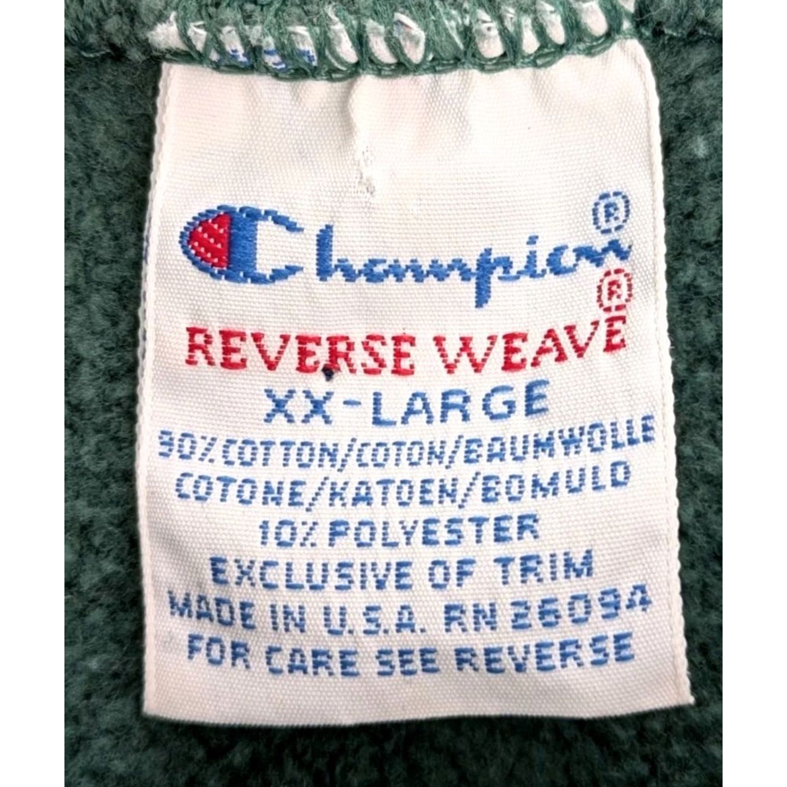 Champion VINTAGE West Point Champion Reverse Weave Sweatshirt 2XL Teal Made In USA Army 80s 90s Mens Size US XXL / EU 58 / 5 - 4 Thumbnail