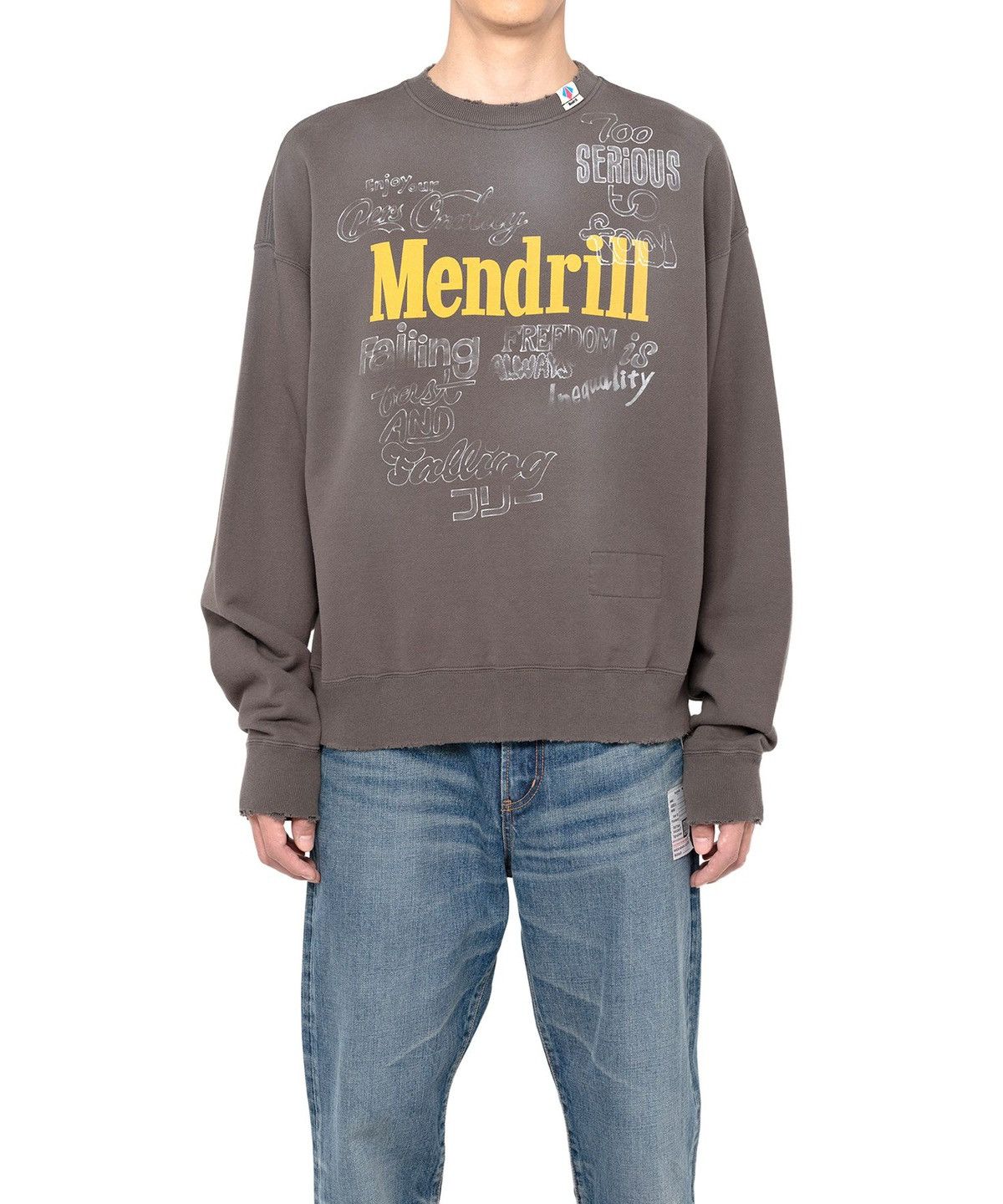 Maison MIHARA YASUHIRO Maison MIHARA YASUHIRO "Mendrill" distressed pullover Size US M / EU 48-50 / 2 - 2 Thumbnail