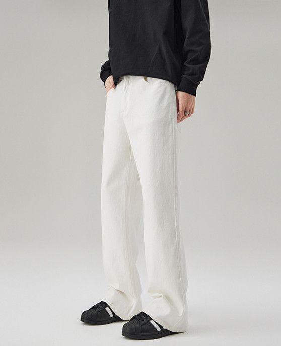 Japanese Brand Japanese style retro men's loose casual flared jeans Size US 32 / EU 48 - 3 Thumbnail