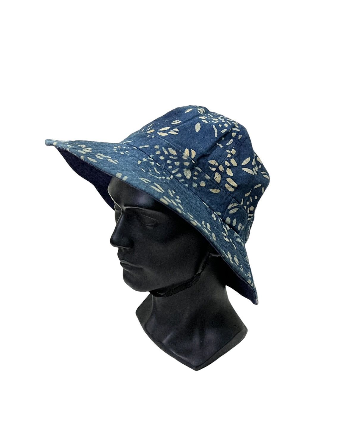 image of Japanese Fashion Tie Dye Bucket Hats in Indigo, Men's