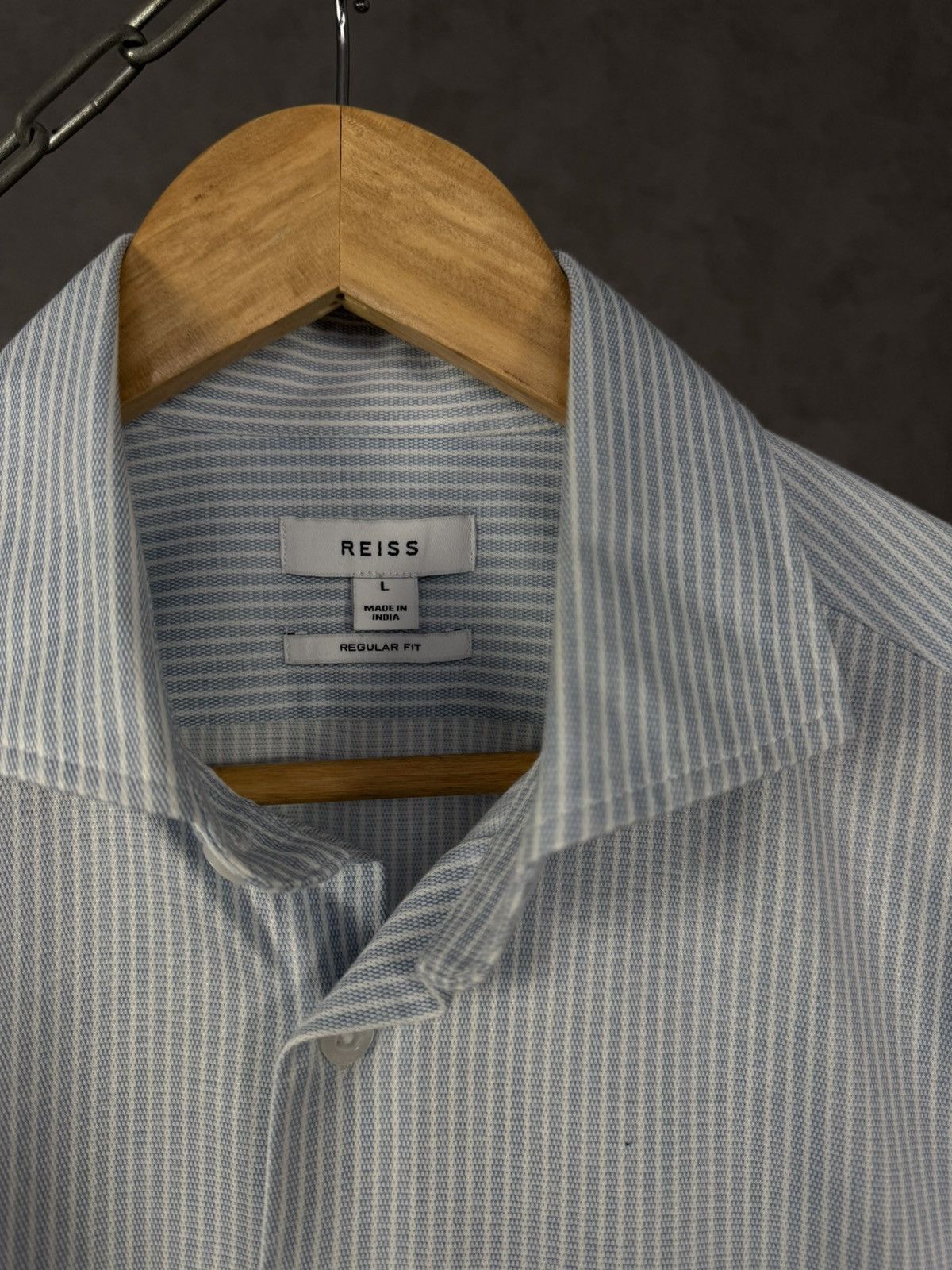 Reiss Reiss designer striped shirt Size US L / EU 52-54 / 3 - 3 Thumbnail