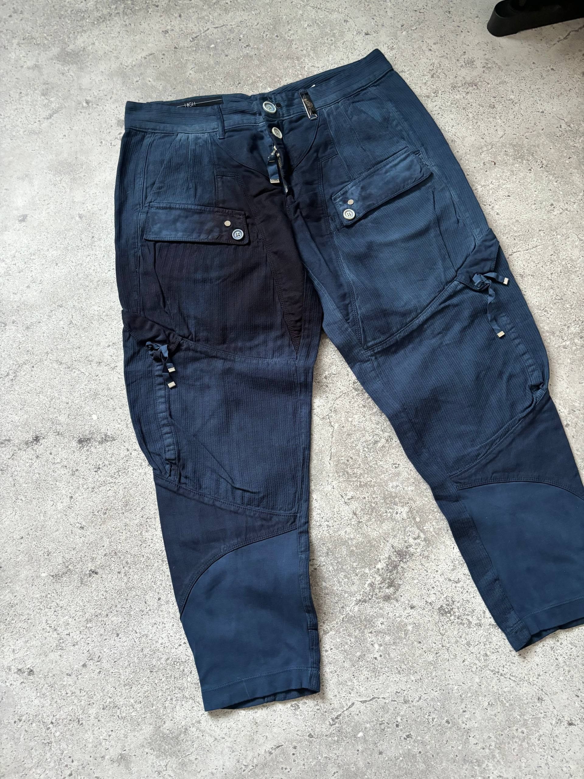 Japanese Brand Avant Garde Designer High Use Washed Cargo Pants Size US 32 / EU 48 - 3 Thumbnail