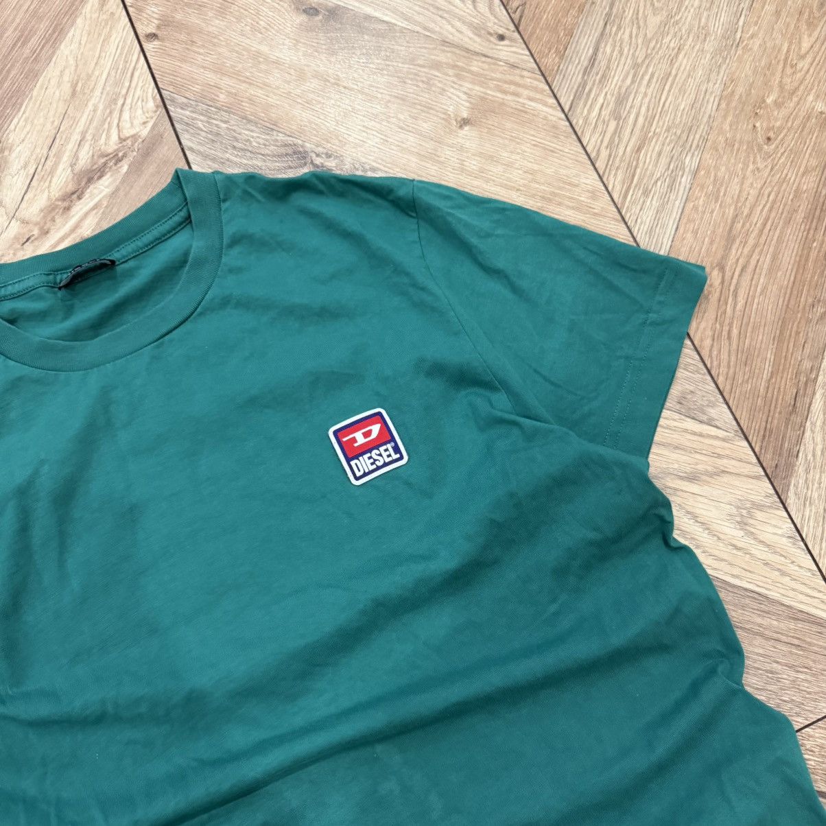 Diesel Diesel Luxury Classic Green Tee Streetwear S Logo Size US S / EU 44-46 / 1 - 4 Thumbnail