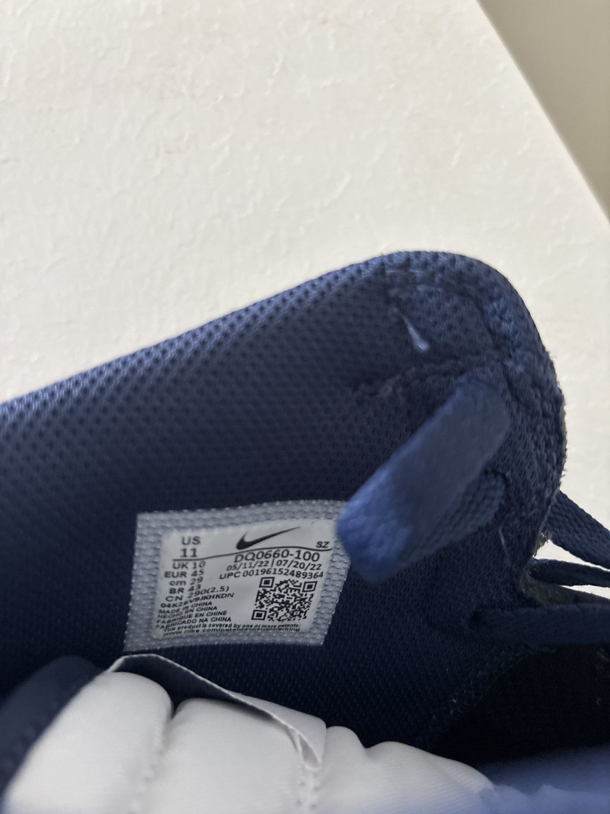 Jordan Brand Jordan 1 High G Navy Size US 11 / EU 44 - 6 Thumbnail