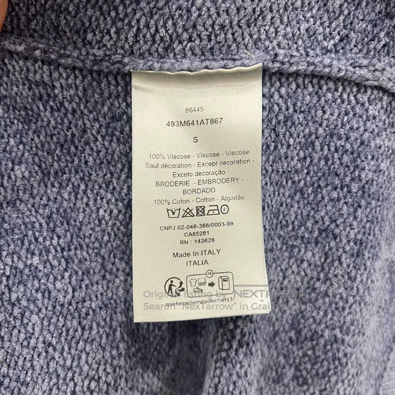 Dior Dior Co-branded embroidered sweater Size US S / EU 44-46 / 1 - 5 Thumbnail