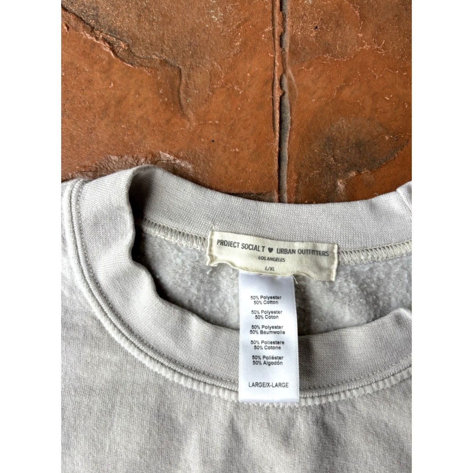 Vintage Project Social T Urban Outfitters Skateboarding Skeletons Crewneck Sweatshirt L Gray Cotton Blend Logo Ladies Mens? Size L / US 10 / IT 46 - 2 Thumbnail