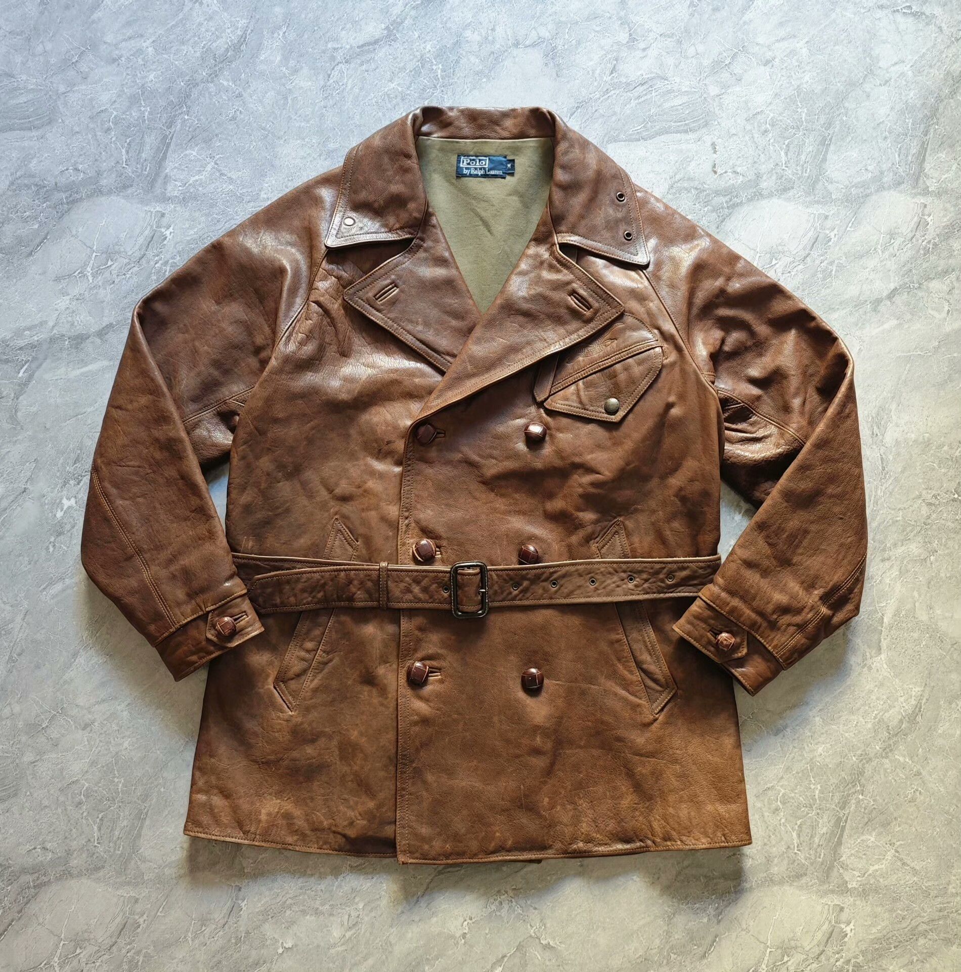 Ralph Lauren polo ralph lauren leather trench coat Size US M / EU 48-50 / 2 - 1 Thumbnail