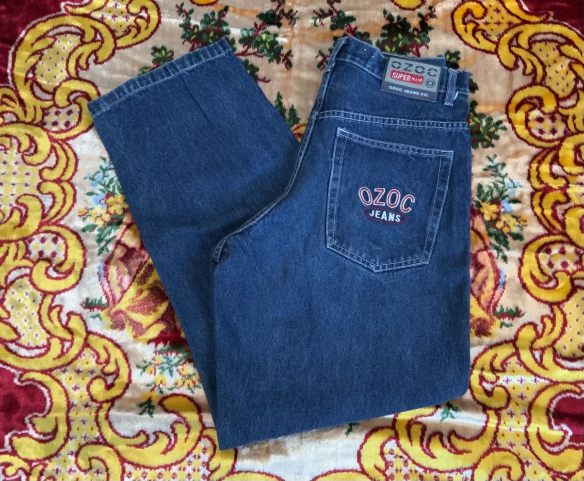 Other Y2K OZOC Jeans Baggy Blue Denim Jeans Sz 30x31 Size US 30 / EU 46 - 2 Thumbnail