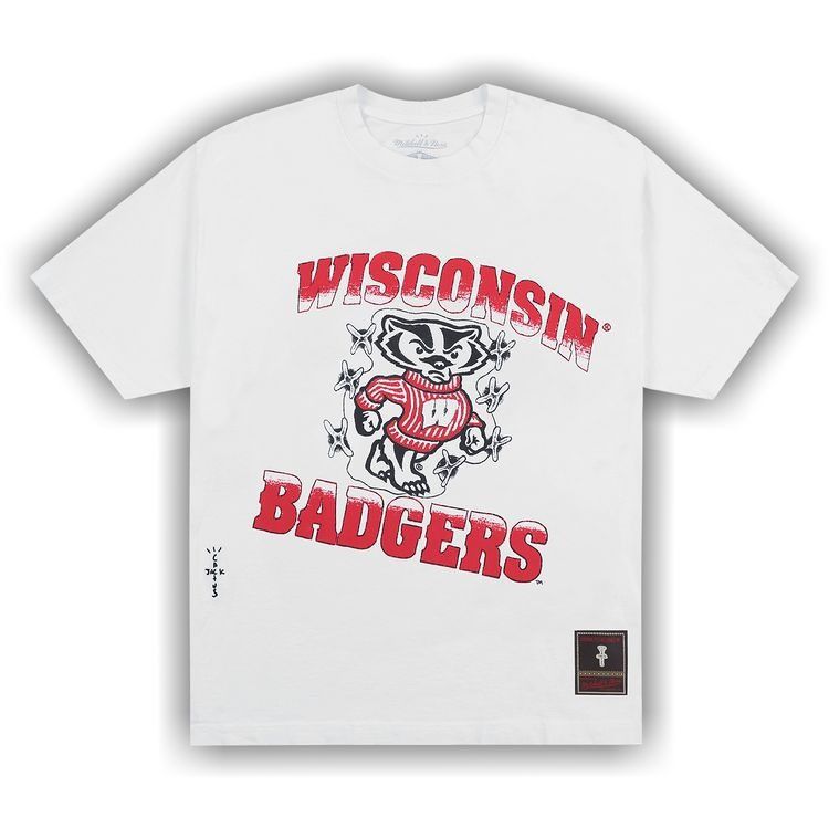 Mitchell & Ness × Travis Scott TRAVIS SCOTT CACTUS JACK x MITCHELL & NESS x WISCONSIN TEE S Size US S / EU 44-46 / 1 - 1 Thumbnail