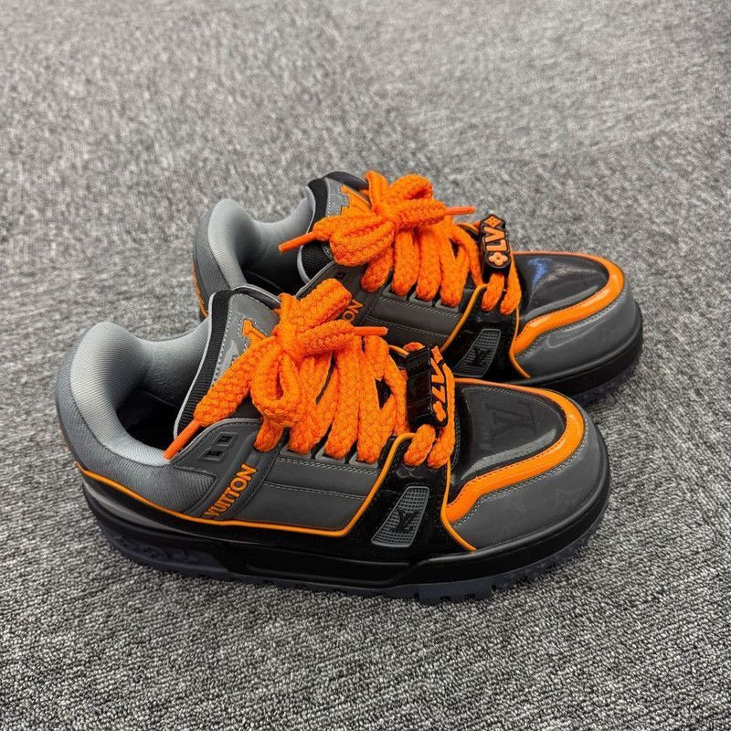 Louis Vuitton Louis Vuitton Trainer Maxi Low Top Sneakers -2508 Size US 8.5 / EU 41-42 - 2 Thumbnail