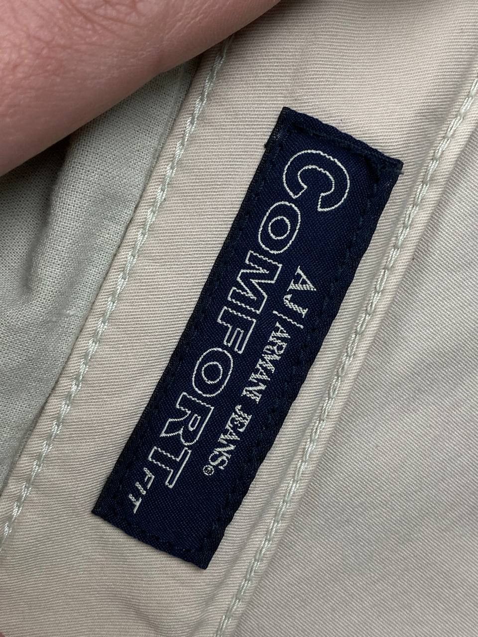 Armani Armani Jeans Comfort Fit Jeans Big Logo Men Size 38 Beige Size US 38 / EU 54 - 13 Thumbnail