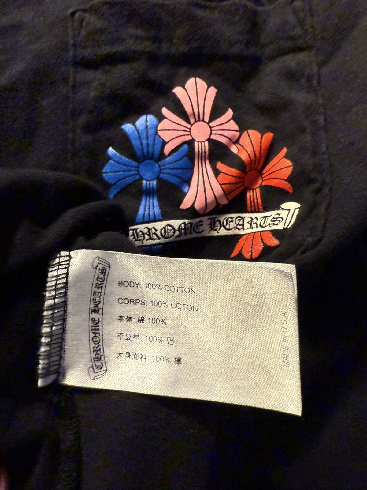 Chrome Hearts Chrome Hearts Multi Color Cross T Shirt Size US M / EU 48-50 / 2 - 8 Thumbnail