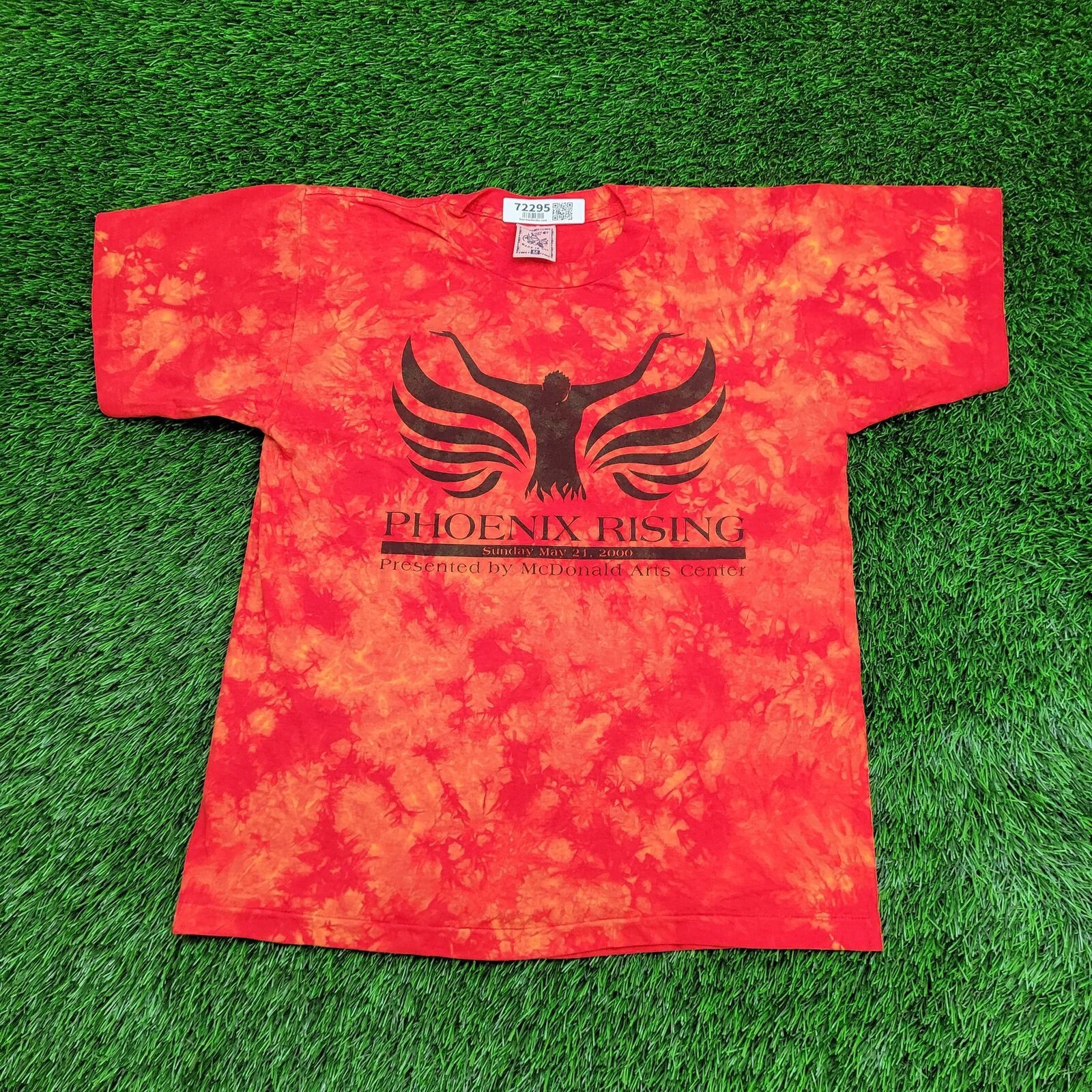 Vintage Vintage 90s Alore Shirt Medium 20x25 Red Orange Size US M / EU 48-50 / 2 - 1 Thumbnail