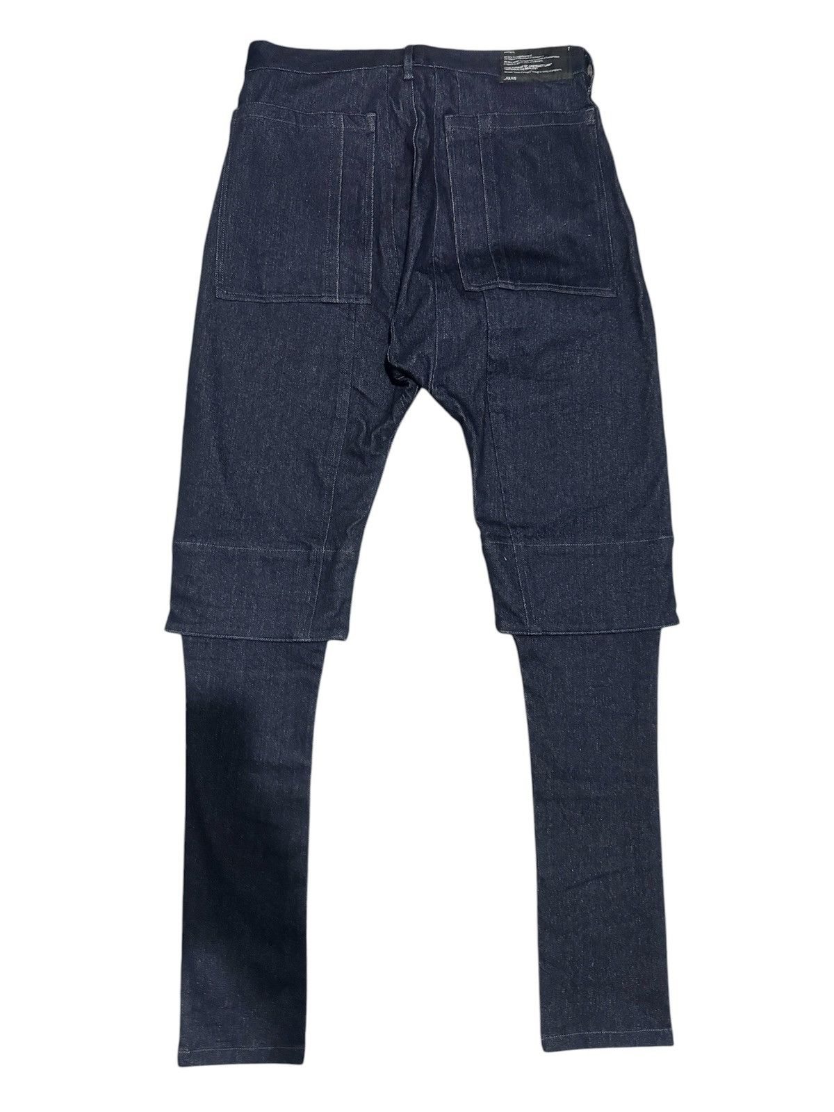 Designer × Julius Julius 7 FW11 Blue Denim Exhibition Sample Carpenter Jeans Size US 33 - 2 Thumbnail