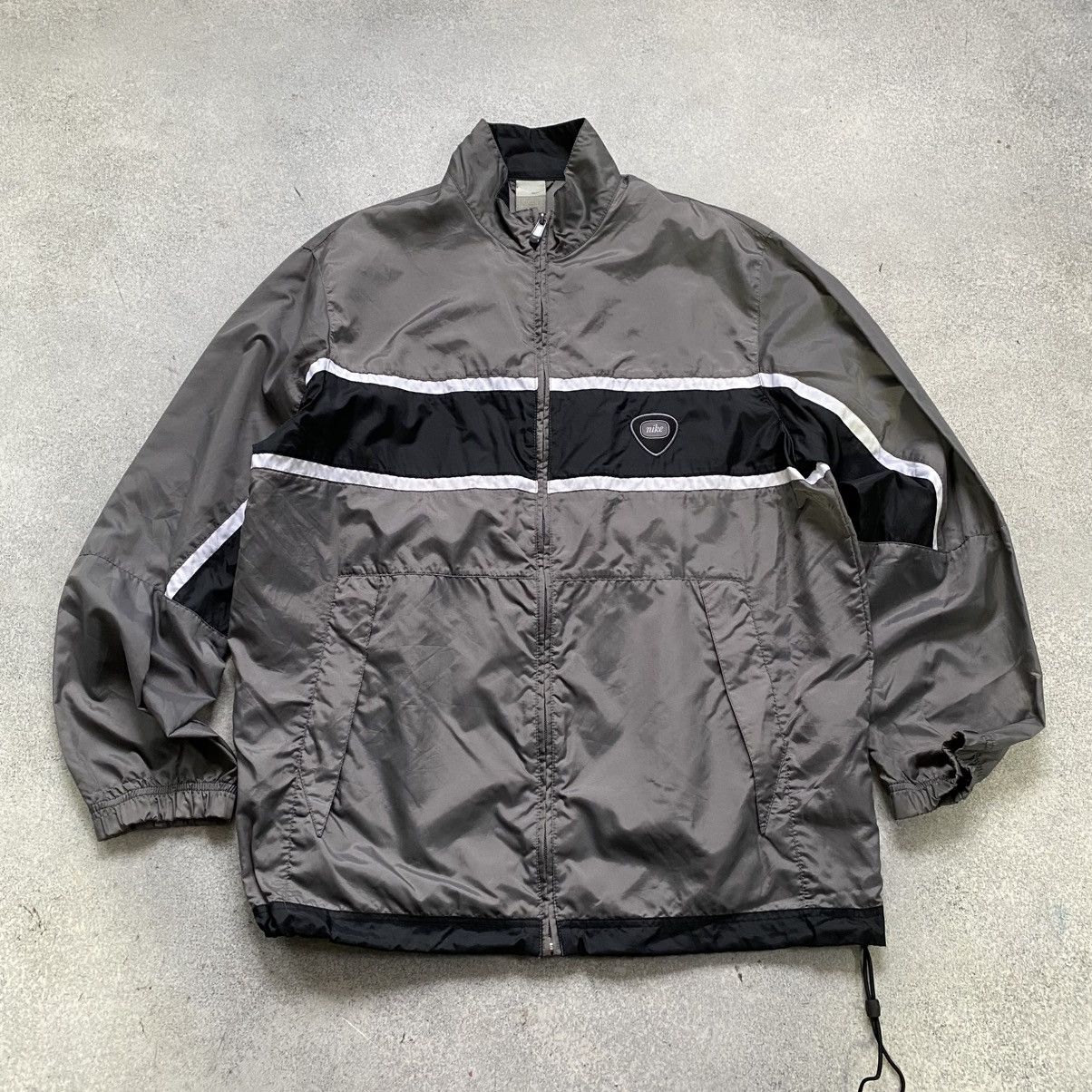 Nike Vintage Nike Track Jacket Full Zip Large Y2K 90s Swoosh Size US XL / EU 56 / 4 - 1 Thumbnail