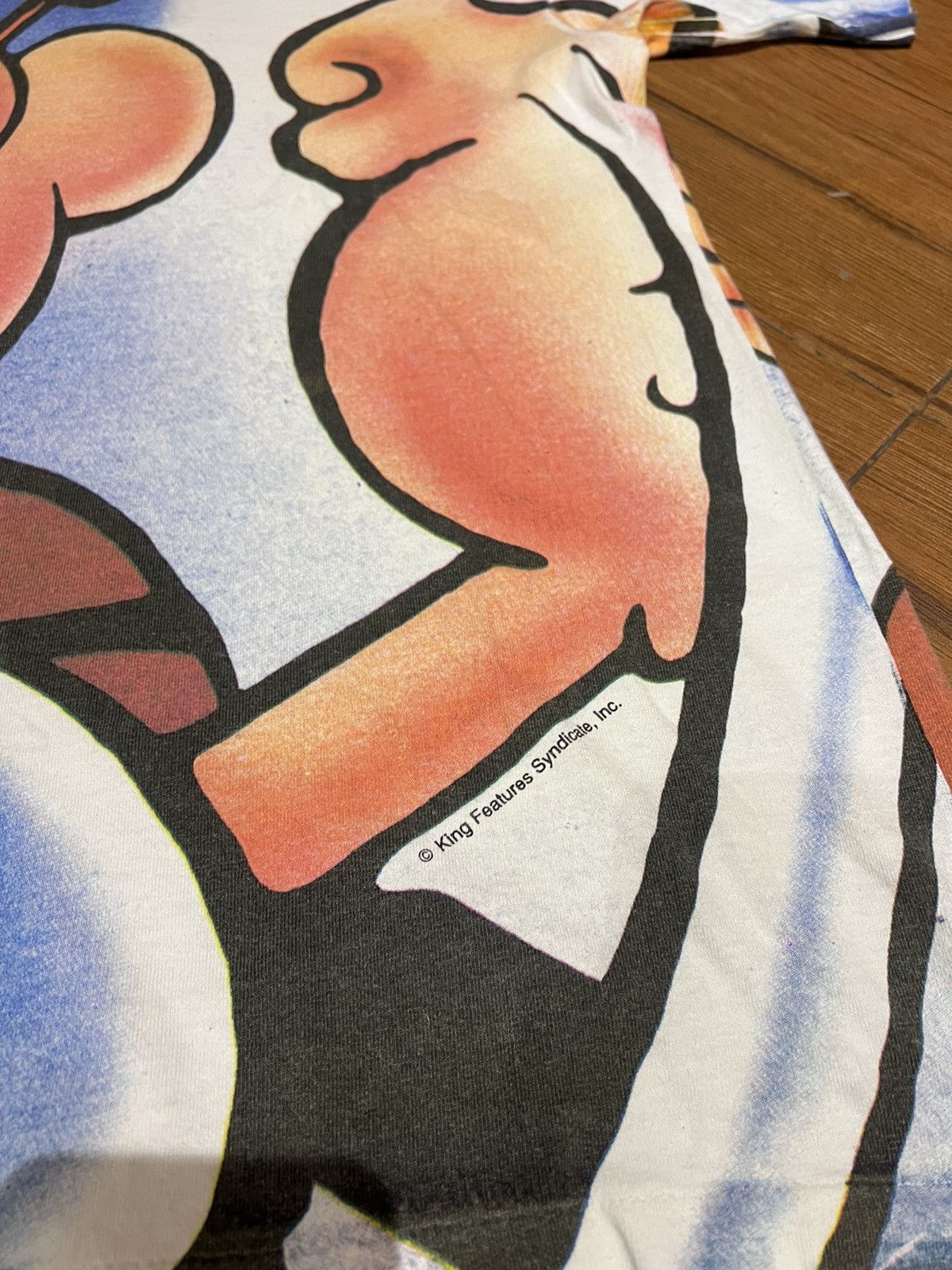 Vintage 🔥RARE🔥Vintage 90s AOP Popeye Sailor Man Size US L / EU 52-54 / 3 - 5 Thumbnail
