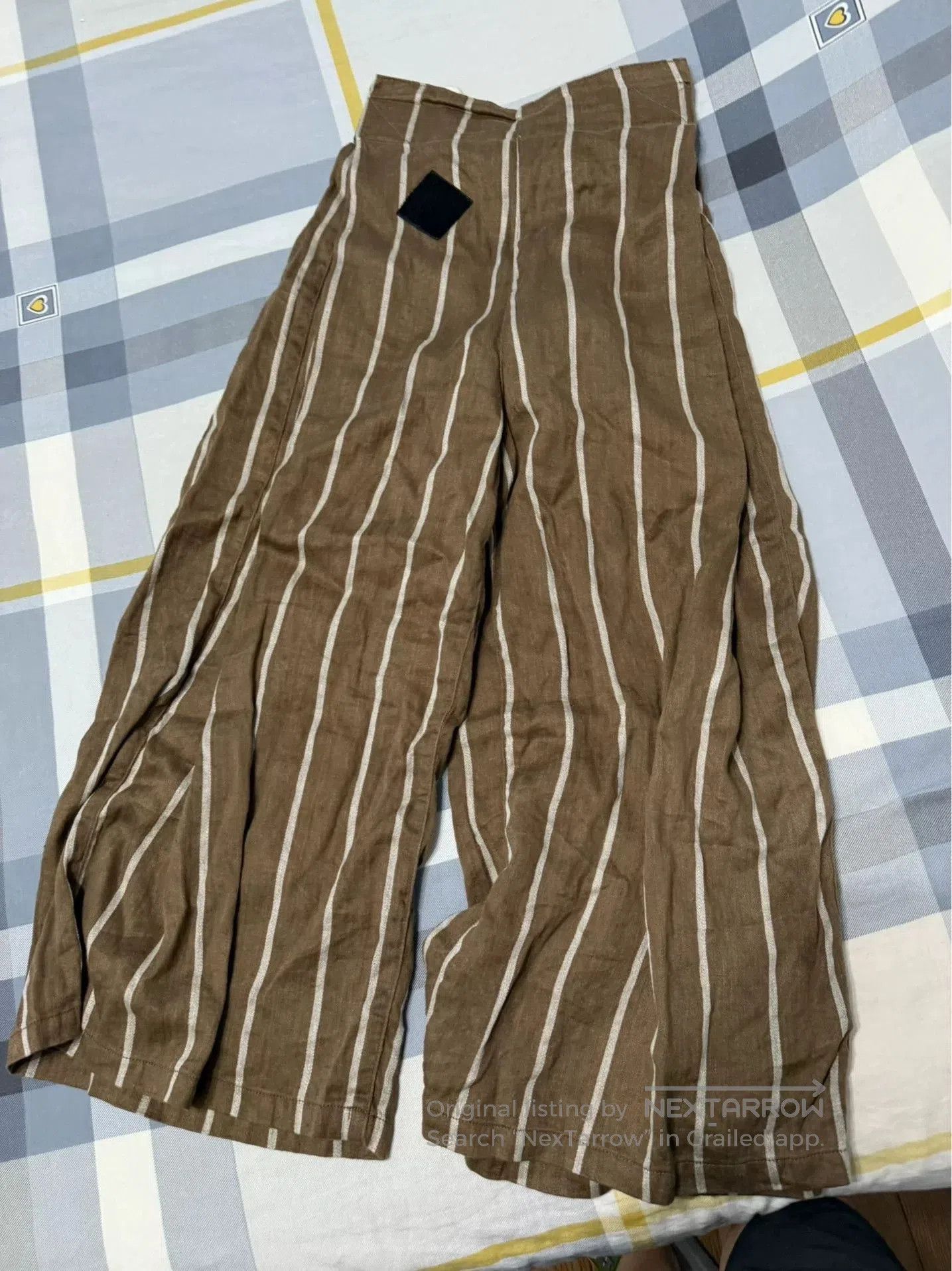Kapital Kountry Kapital Striped Wide-Leg Cotton Trousers. Size 30" / US 8 / IT 44 - 2 Thumbnail