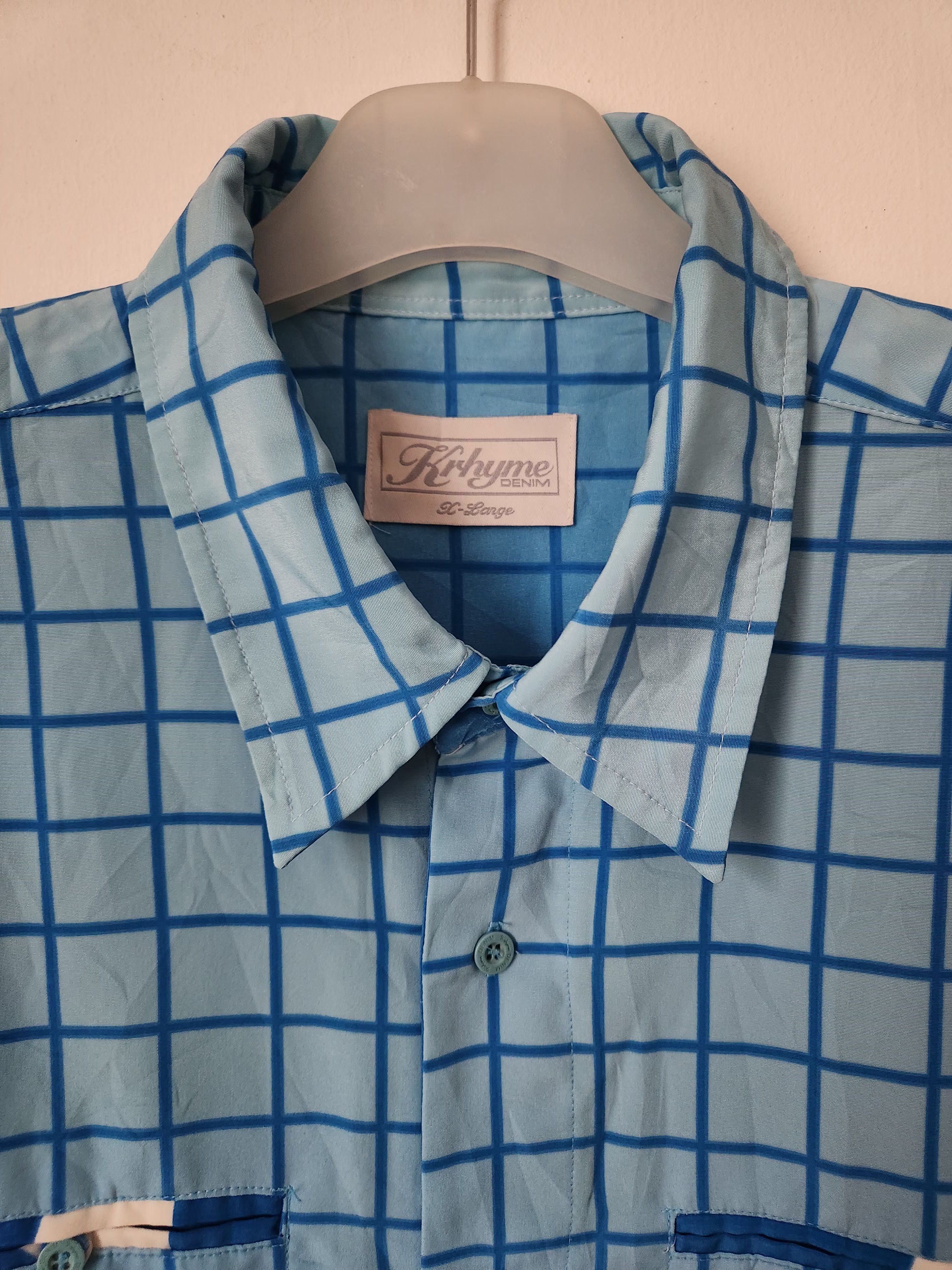 Denime Japanese Krhyme Denime Blue Shirt Size US XL / EU 56 / 4 - 3 Thumbnail