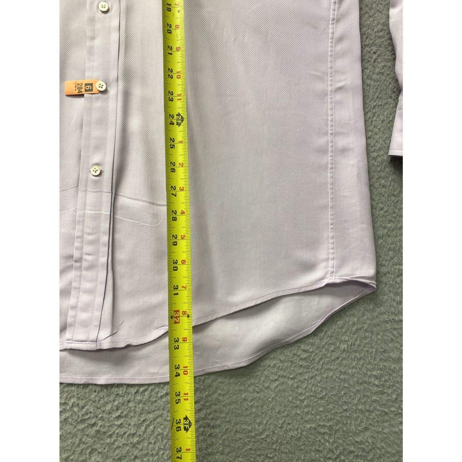 Faconnable Faconnable Button Shirt Men’s 4 16R Lavender Cotton / 158-33 Size XXL / US 16-18 / IT 52-54 - 7 Thumbnail