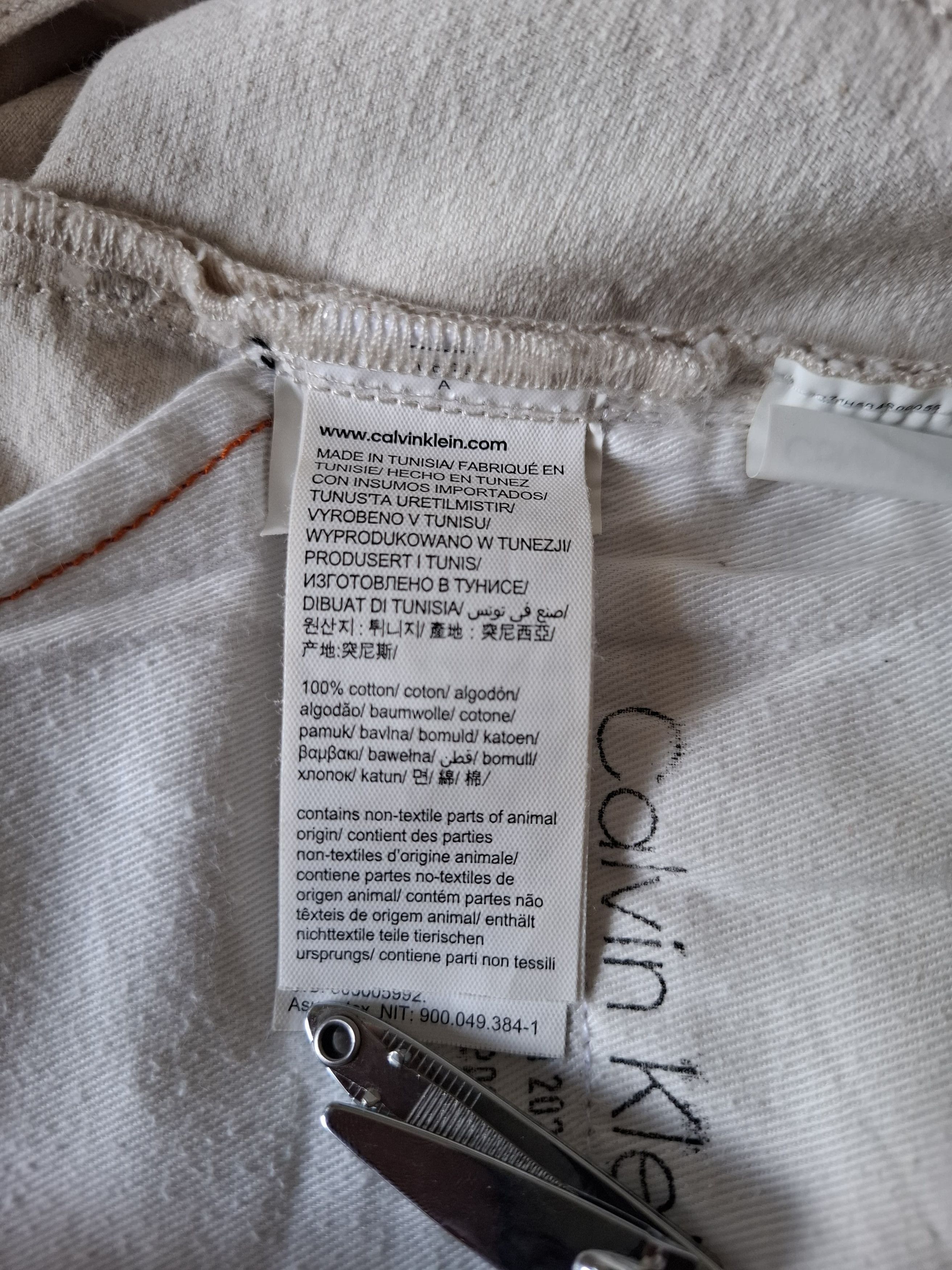 Calvin Klein Calvin Klein x heron Preston broken white jeans Size US 31 - 8 Thumbnail