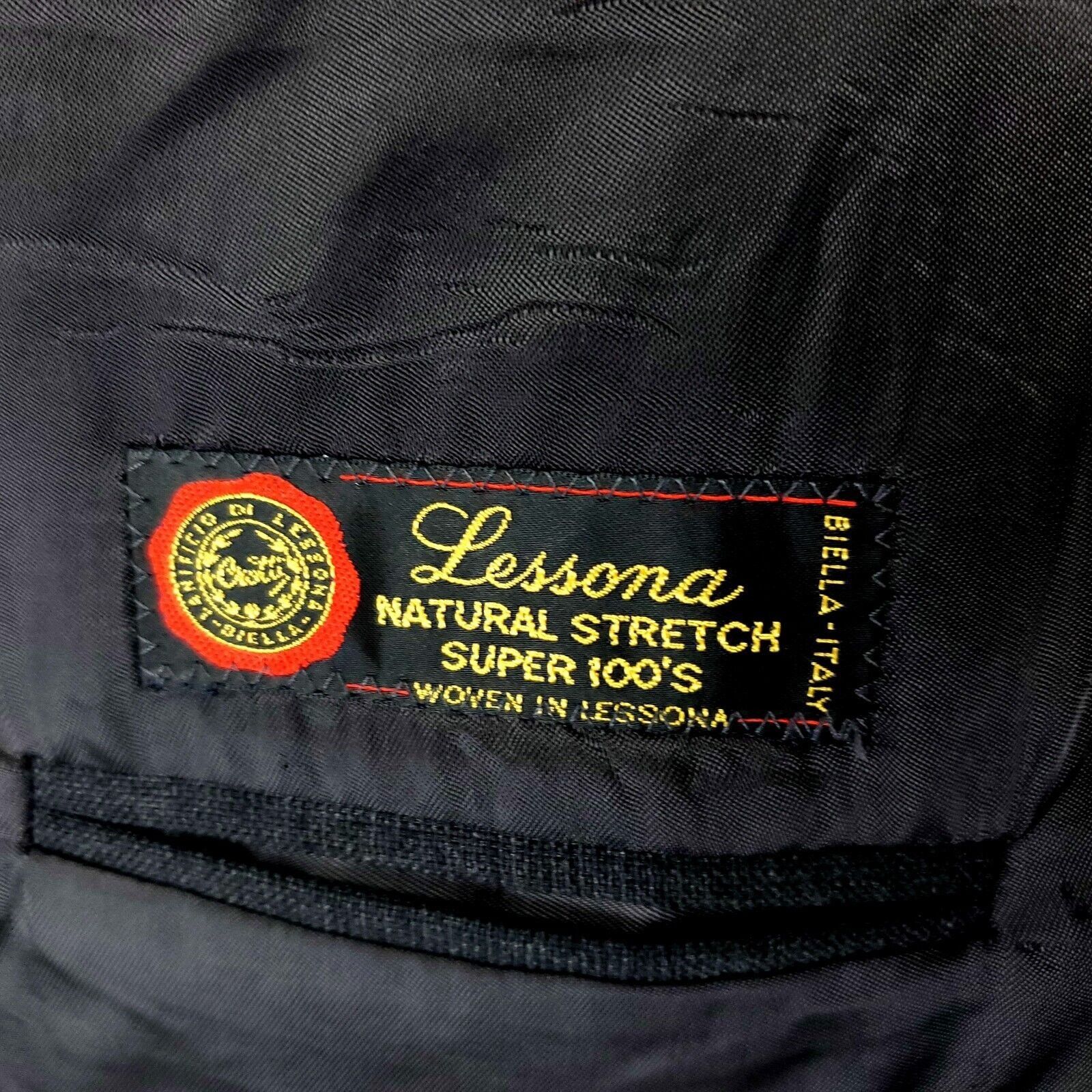 Pronto Uomo Pronto Uomo Lessona Super 100s Wool 2 Button Blazer 42R Gray Size 42R - 8 Thumbnail