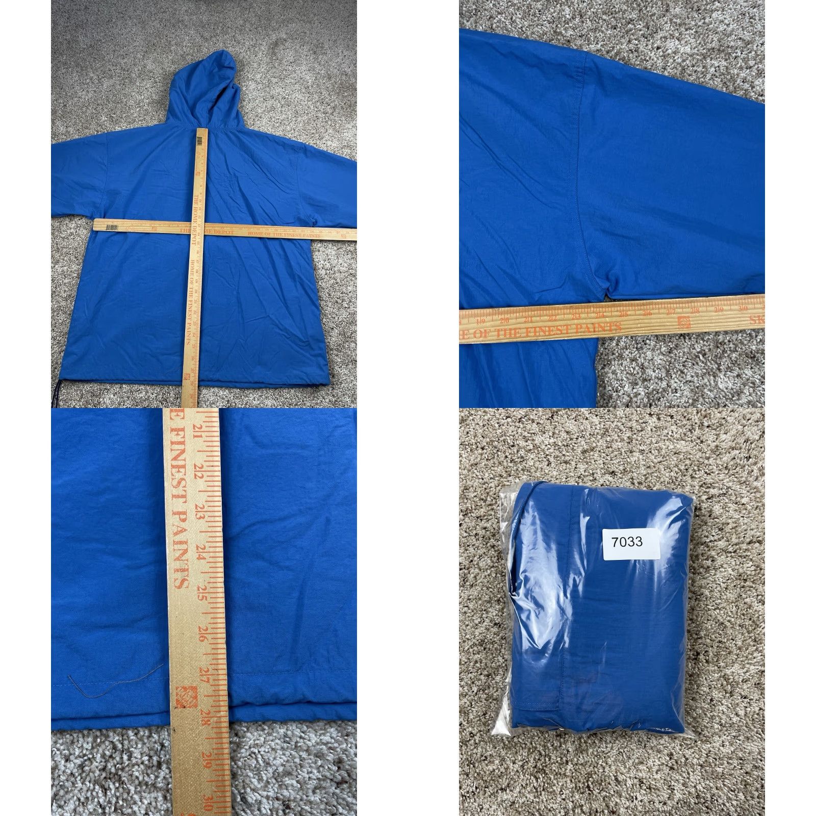 Gap VINTAGE Gap Windbreaker Jacket Mens Blue Hooded Pockets Y2K Large L Nylon Jacket Winter Outdoor Retro 90s Mens Size US L / EU 52-54 / 3 - 8 Thumbnail