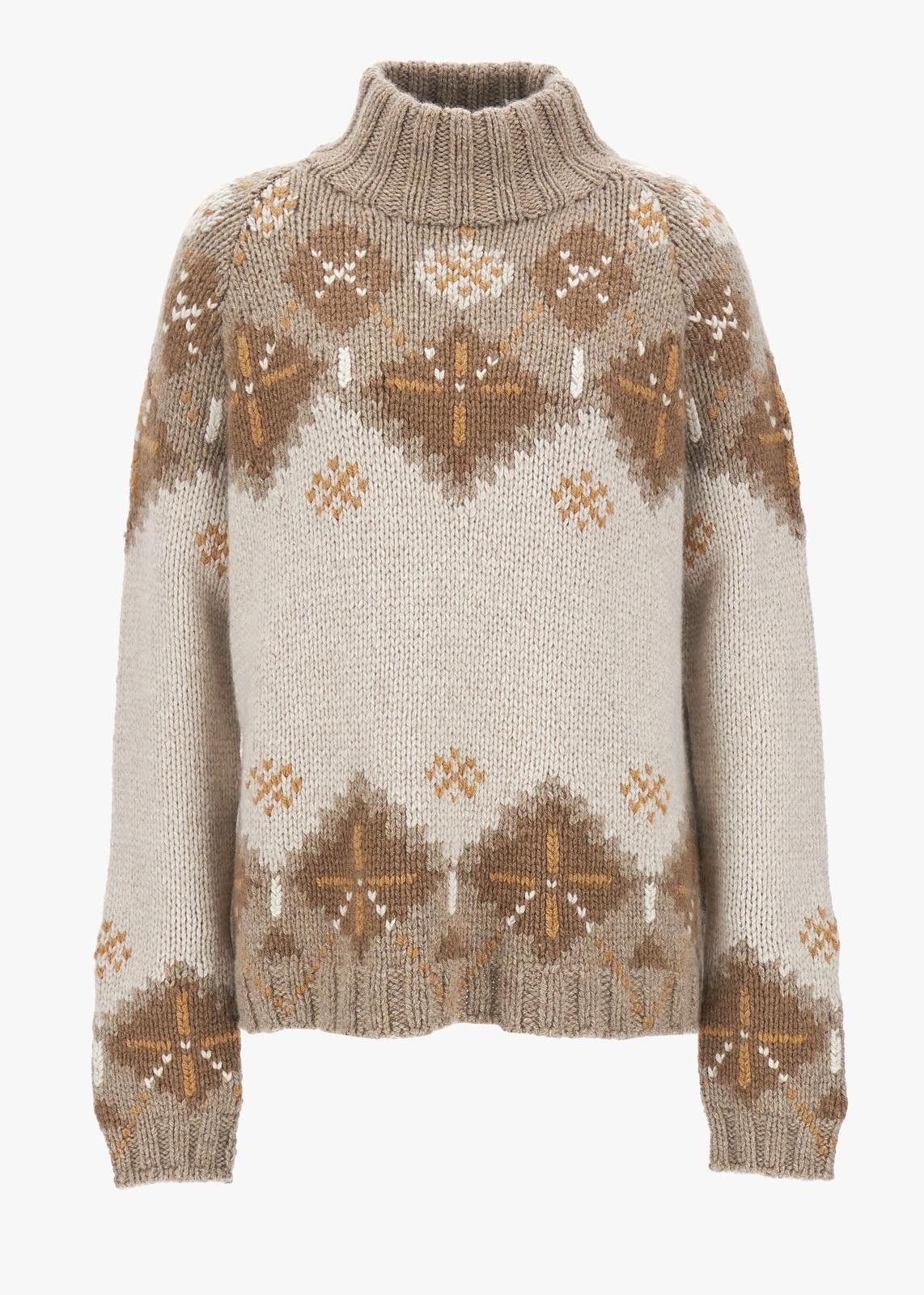 o1srvl11e0125 Deer Valley Turtleneck Sweater in Multicolor
