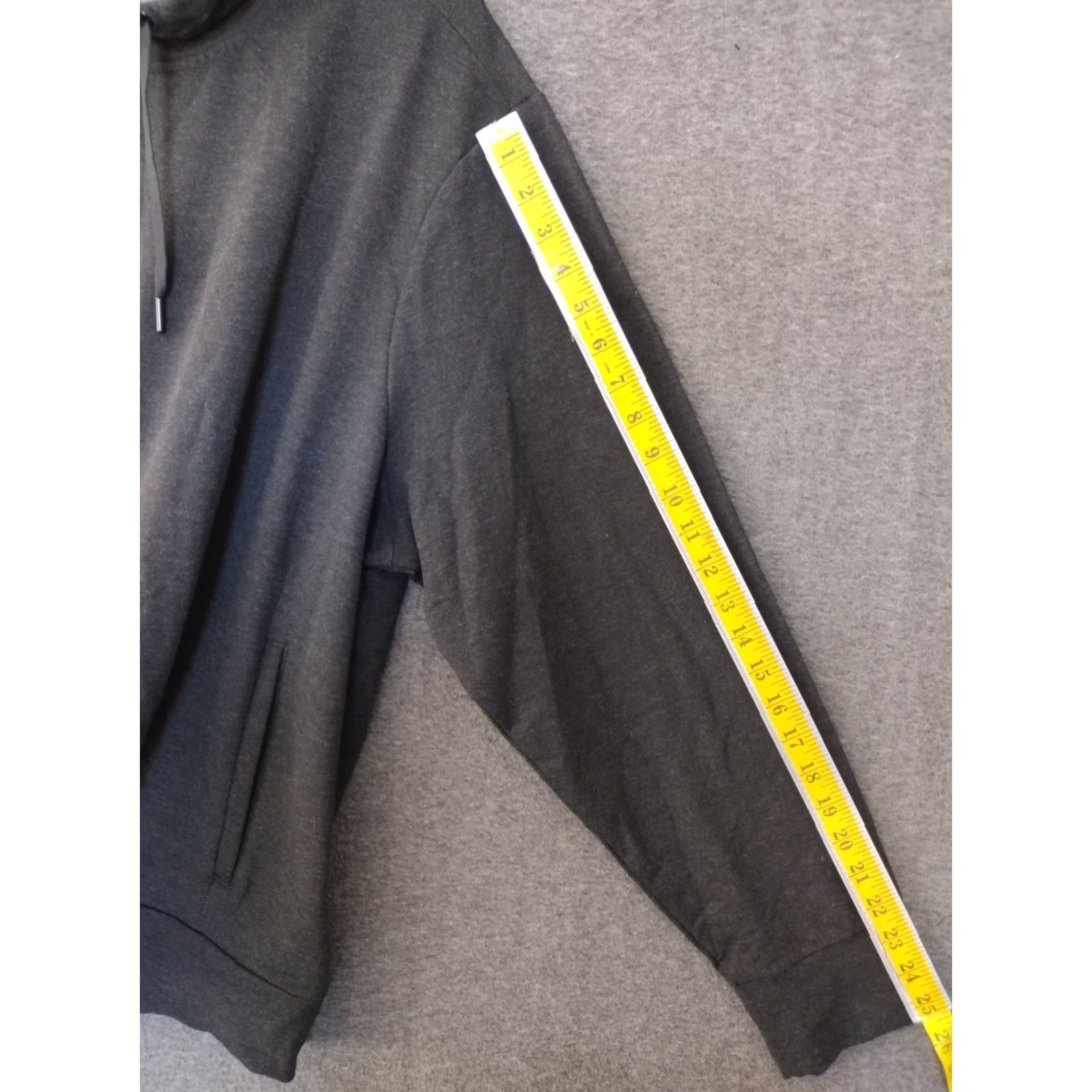 Vintage All In Motion Women's Zip-Front Jacket Soft Gym Hoodie 3XL Gray Sports Jacket Womens Size XXL / US 16-18 / IT 52-54 - 7 Thumbnail