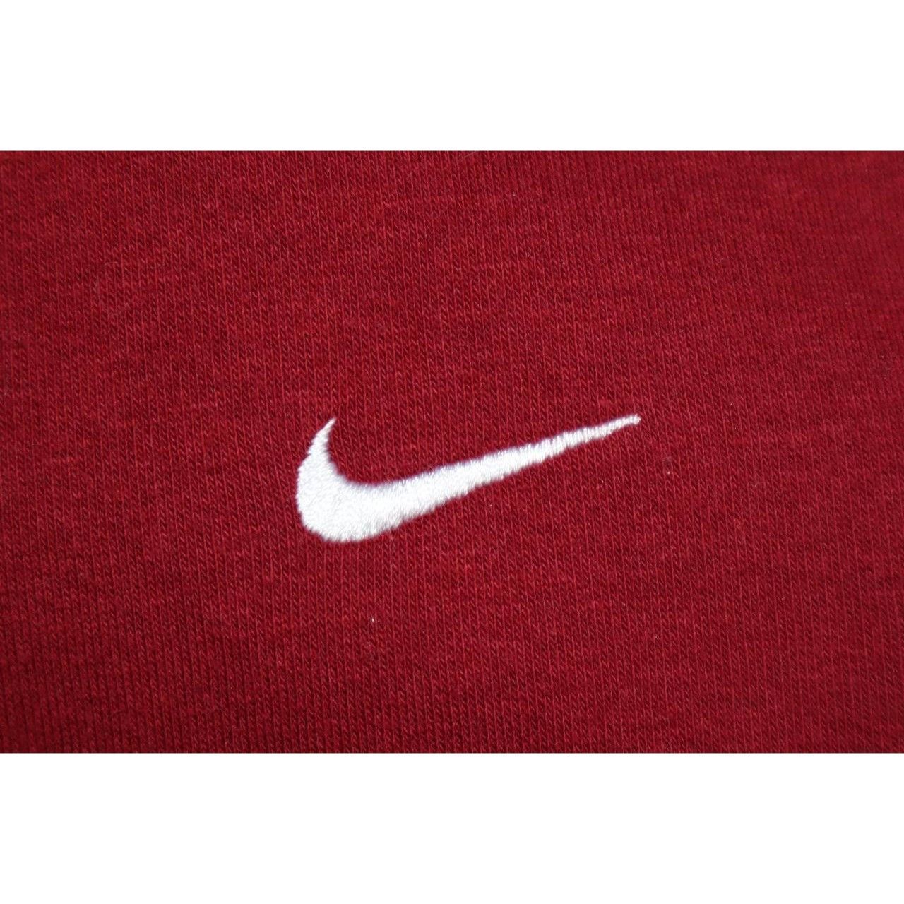Nike 90s Vintage Nike Swoosh Crewneck - XL Red Y2K Retro Size US XL / EU 56 / 4 - 4 Thumbnail