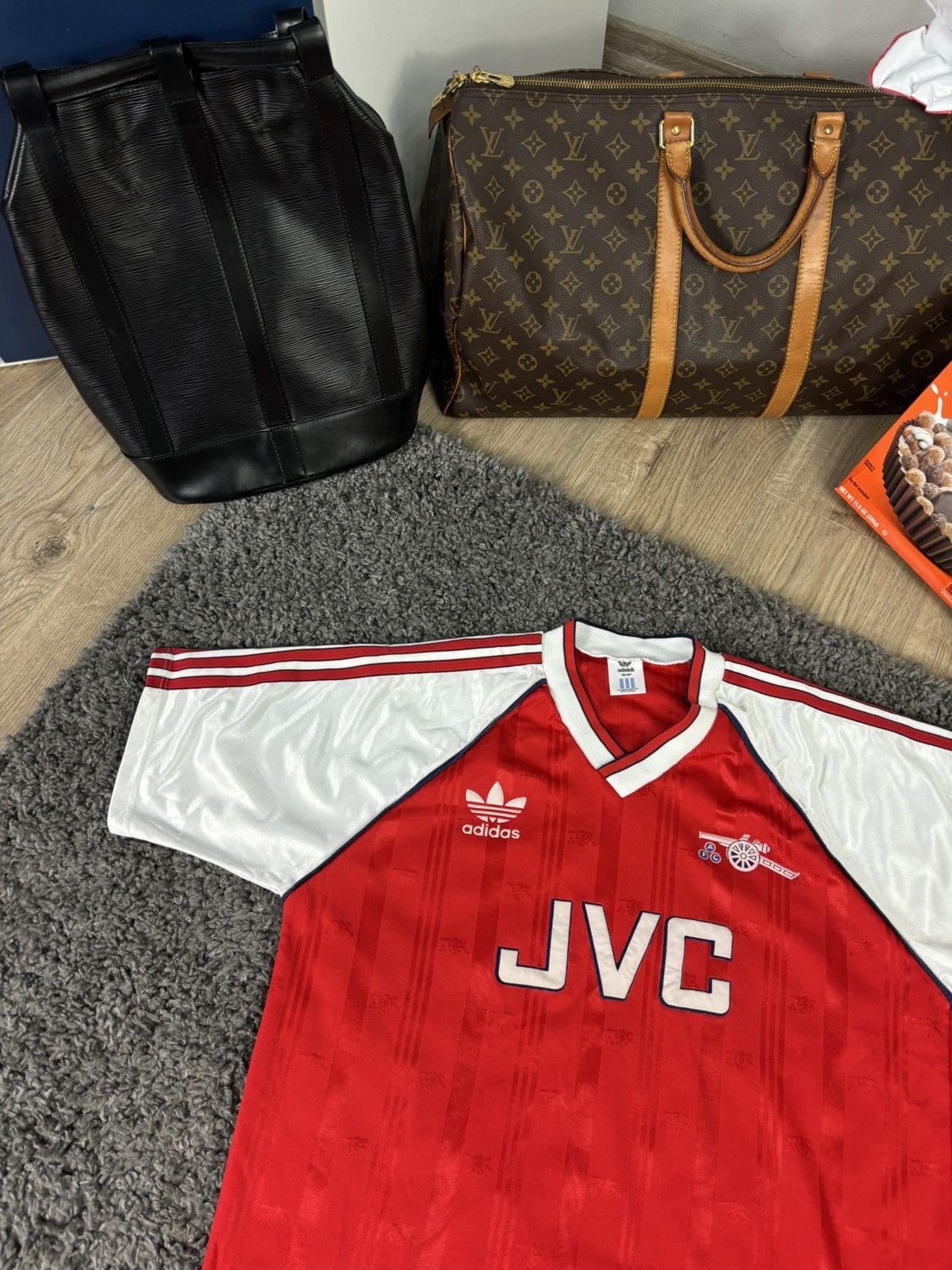 Adidas × Vintage RARE Arsenal Home Shirt 1988 - 1990 Adidas / JVC Jersey Size US M / EU 48-50 / 2 - 2 Thumbnail