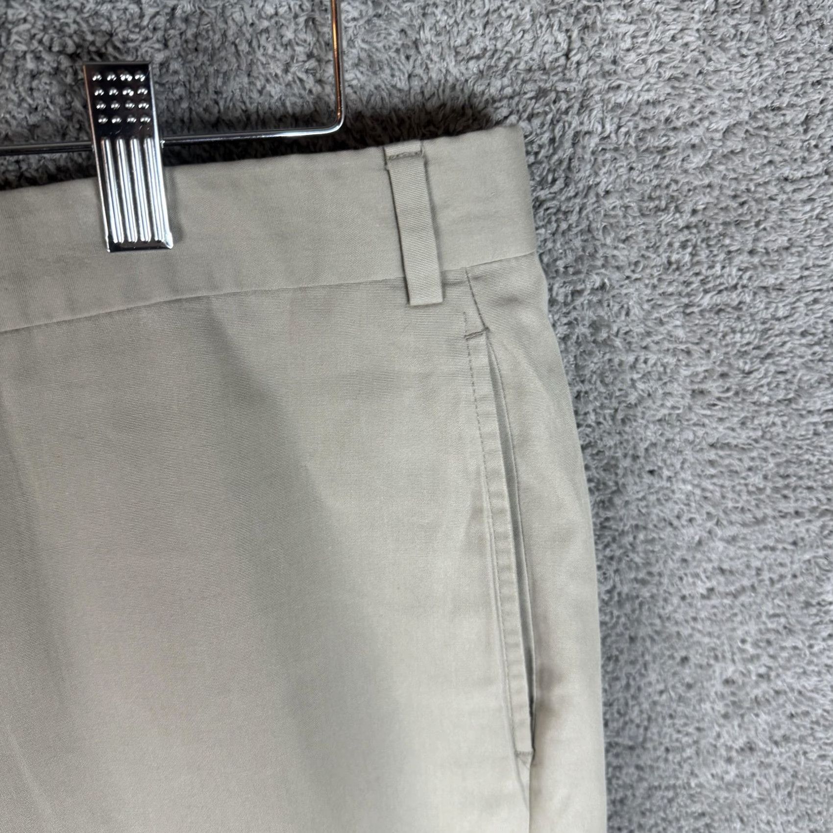 Brooks Brothers Brooks Brothers Dress Pants Mens Khaki Tan Flat Front Cuffed Made in USA Slacks Size US 36 / EU 52 - 3 Thumbnail