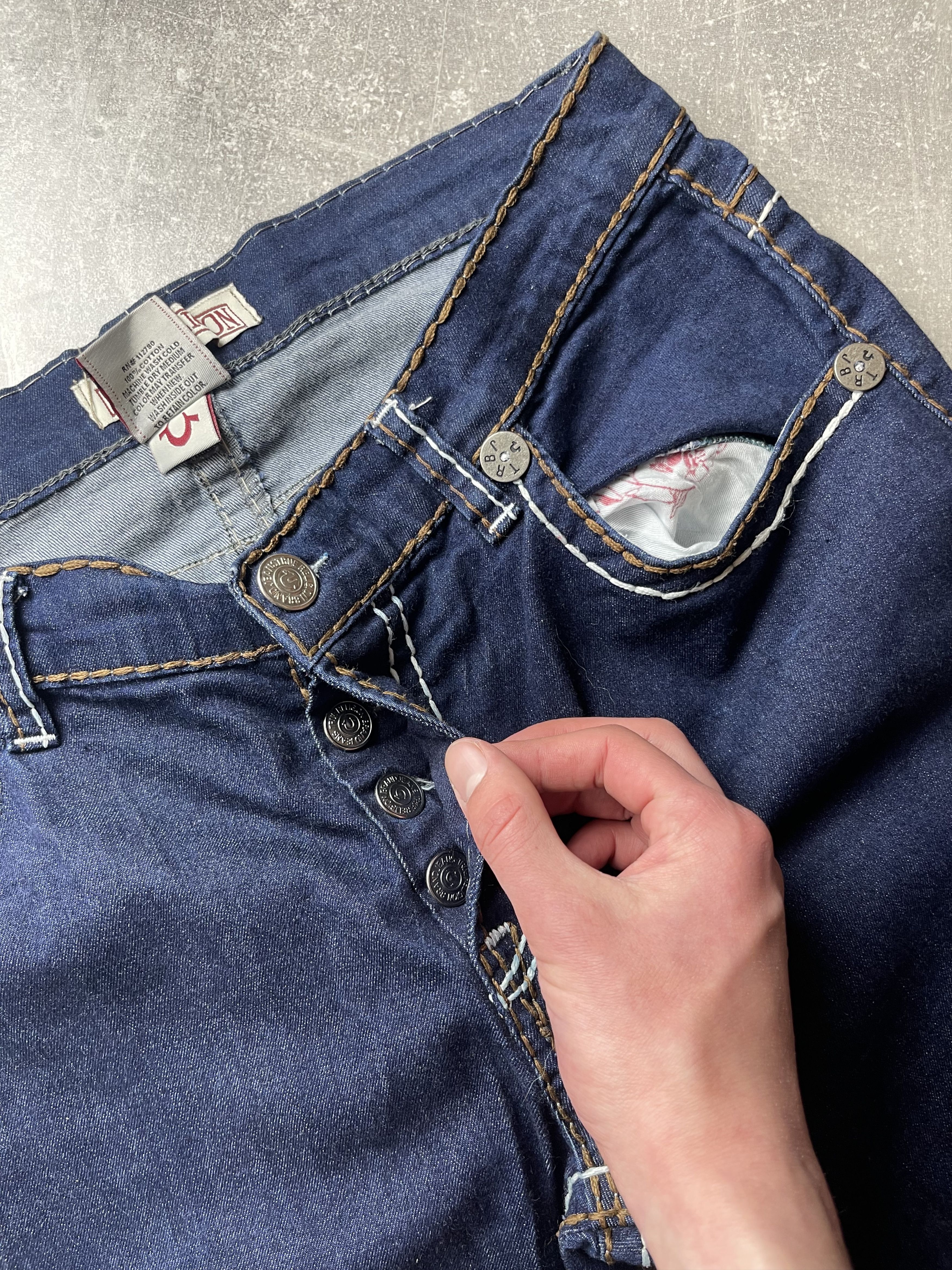 True Religion True Religion vintage billy super T jeans made in USA Size US 36 / EU 52 - 9 Thumbnail