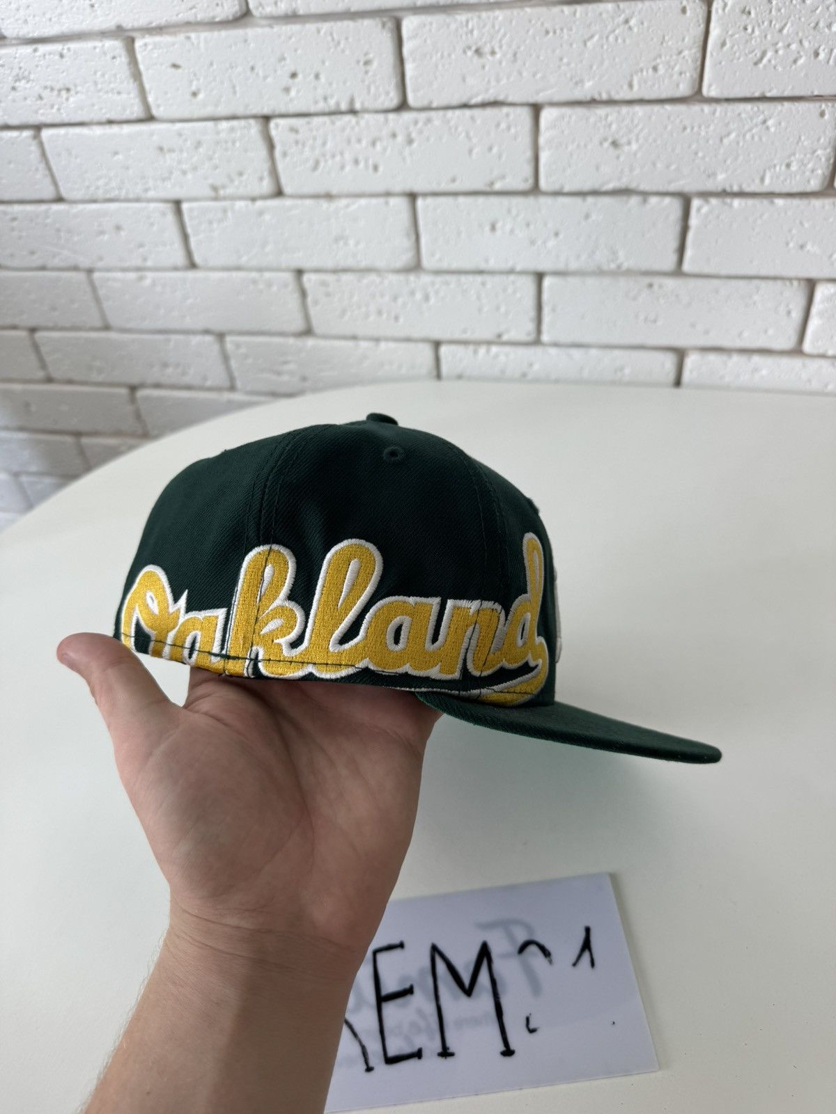 Vintage Oakland A’s Athletics new era cap hat Size ONE SIZE - 3 Thumbnail