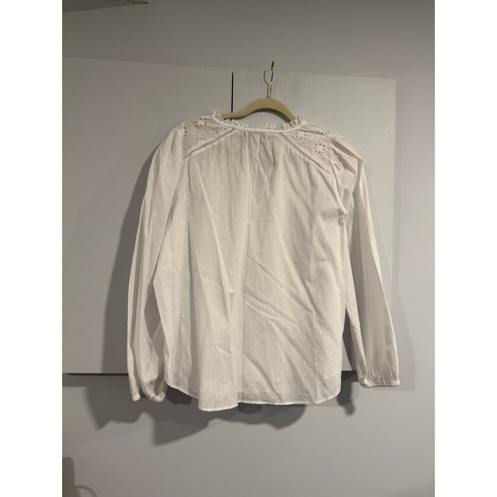 Loft White Loft Blouse size XL Size XL / US 12-14 / IT 48-50 - 3 Thumbnail