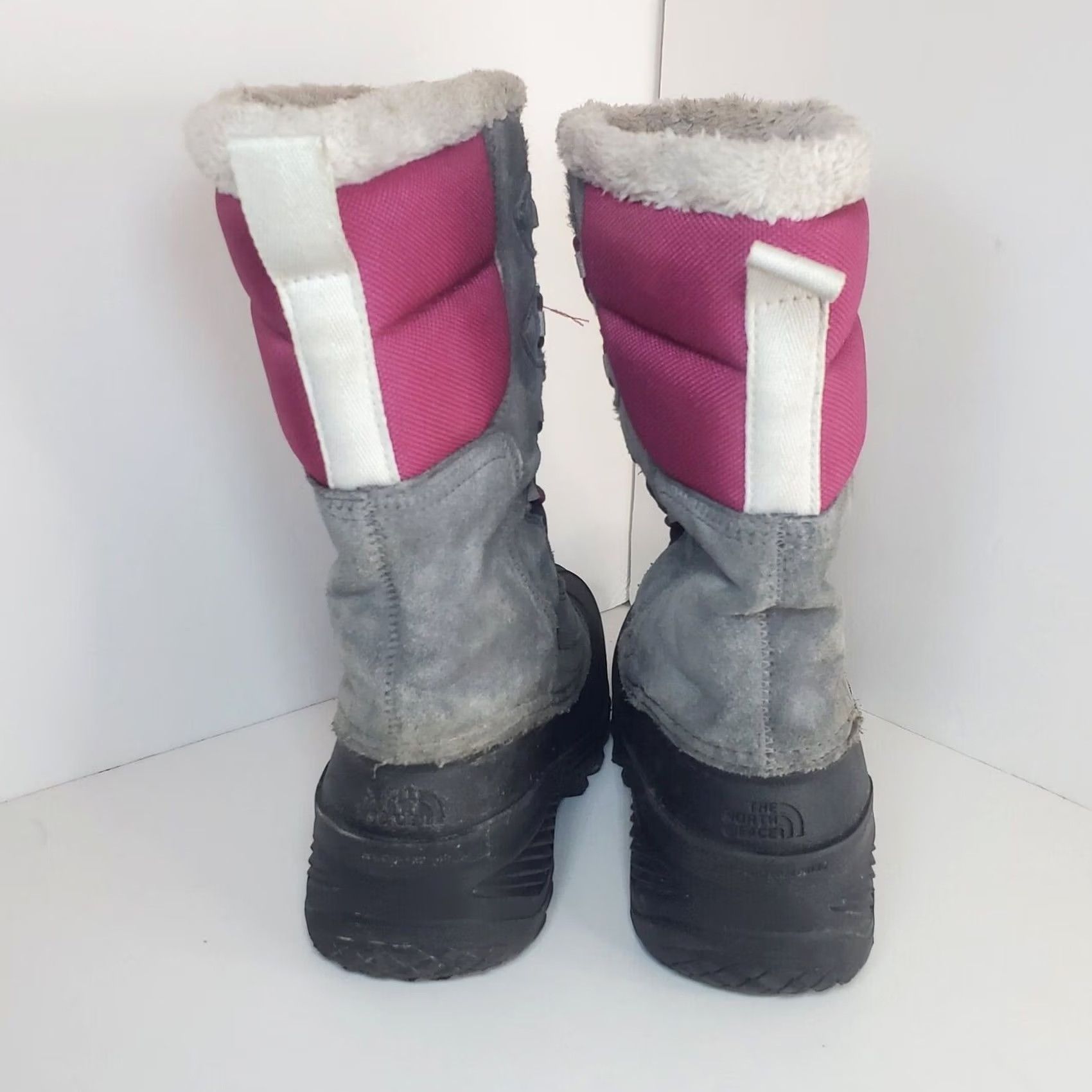 The North Face The North Face Gray Waterproof Winter Grip Boots Snow Boot Mid-Calf Women Size 6 Faux Fur Insulated Slip Resistant Size US 6 / IT 36 - 3 Thumbnail