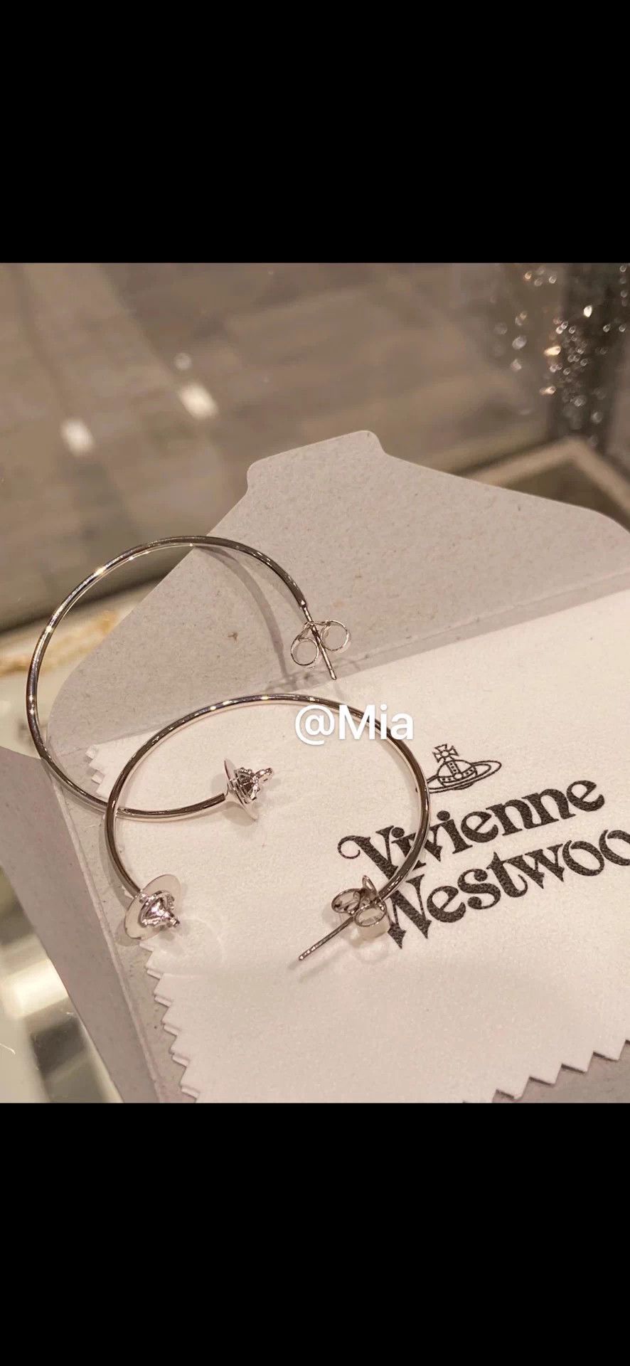 Vivienne Westwood Vivienne Westwood Silver Saturn Earrings 99 New Size ONE SIZE - 4 Thumbnail