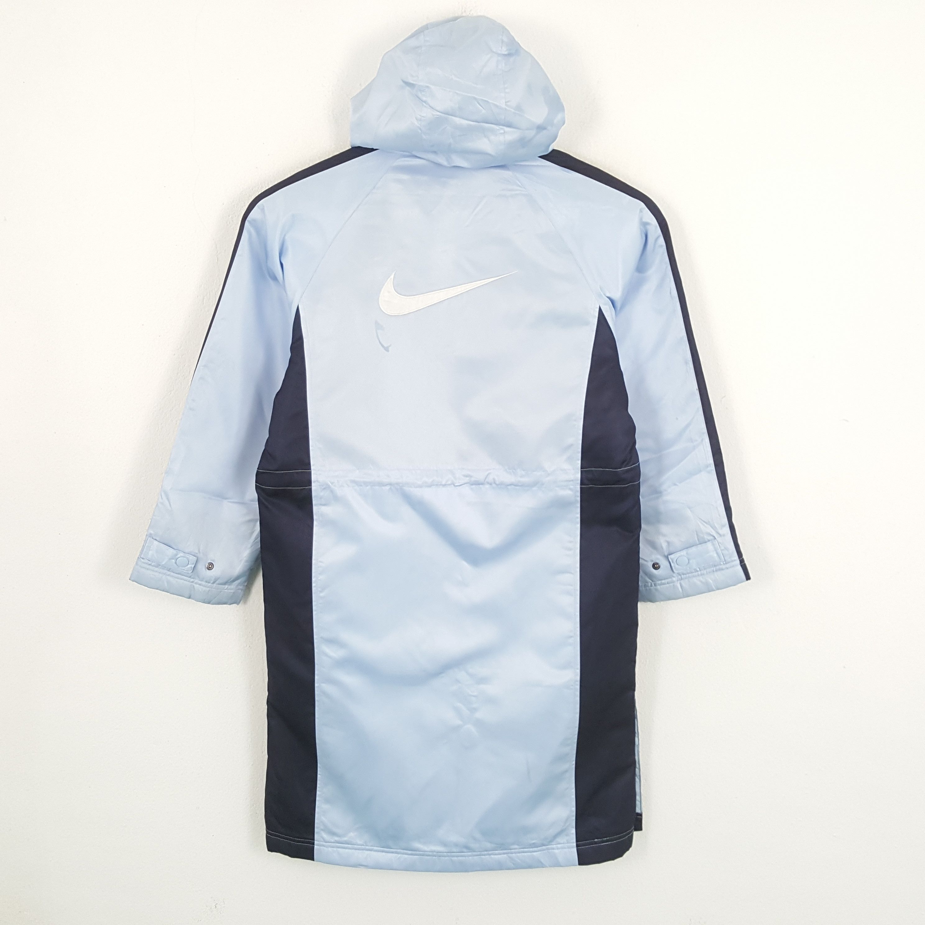 Nike × Vintage Vintage NIKE Big Swoosh Design Sportswear Long Jacket Size US M / EU 48-50 / 2 - 1 Thumbnail