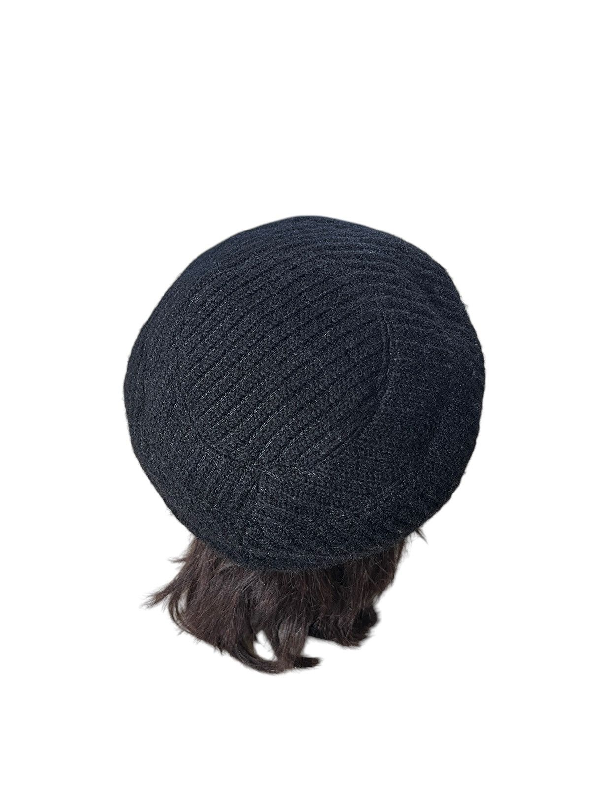 Yohji Yamamoto 1990s Yohji Yamamoto Wool Beret Hat Size ONE SIZE - 6 Thumbnail