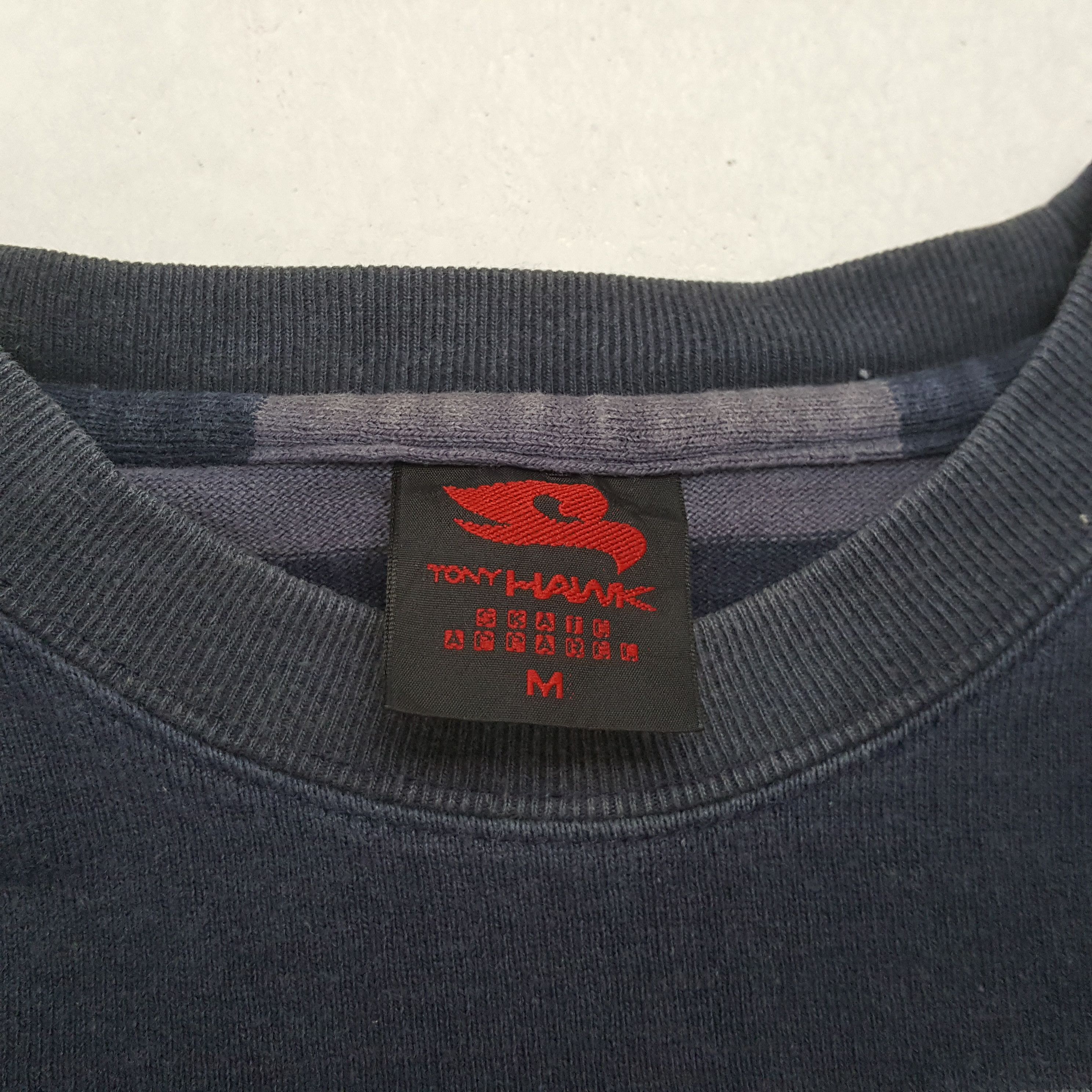 Tony Hawk × Vintage Tony Hawk Skateboard Stripe Design Sweatshirt Size US S / EU 44-46 / 1 - 7 Thumbnail
