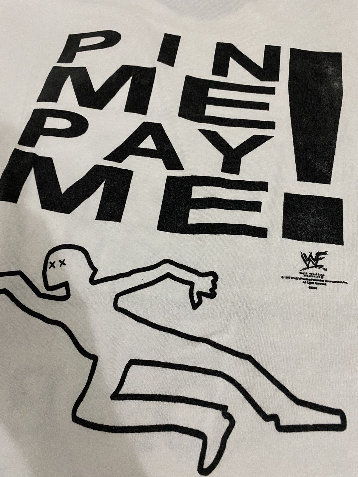 Rap Tees × Vintage × WWE JOB Squad Pin Me Pay Me Size US L / EU 52-54 / 3 - 5 Thumbnail