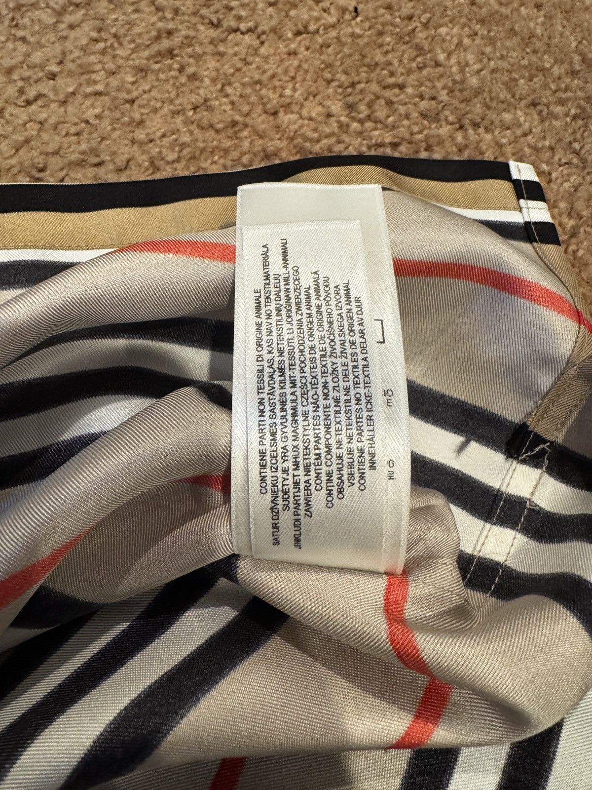 Burberry × Supreme Burberry X Supreme Silk Button Shirt, Size XL Size US XL / EU 56 / 4 - 7 Thumbnail
